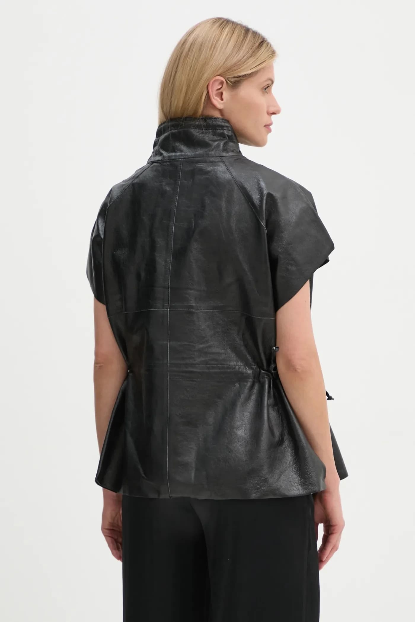 Кожаный жилет Mortimer - Полированная кожа - фото 3