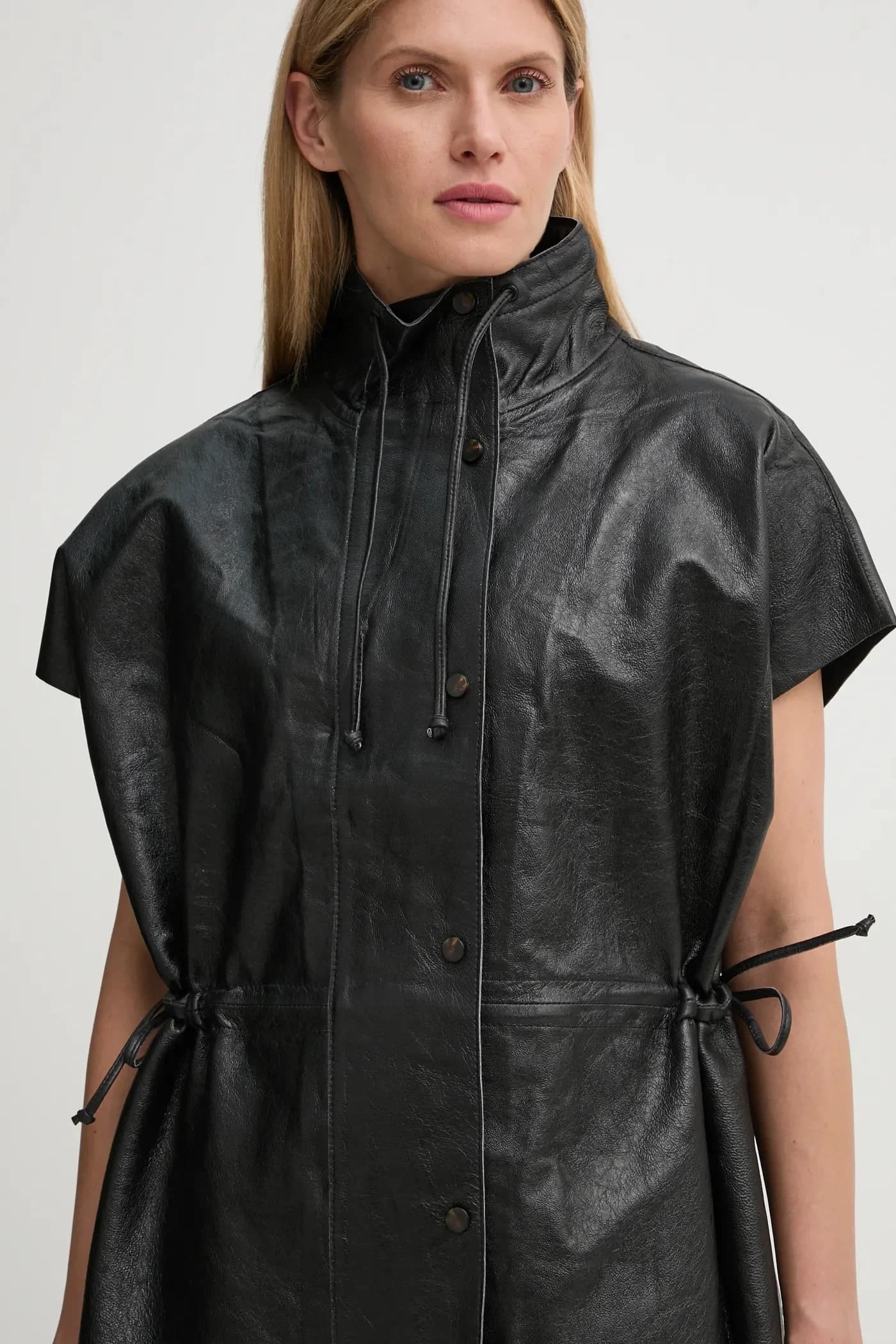 Кожаный жилет Mortimer - Полированная кожа - фото 4