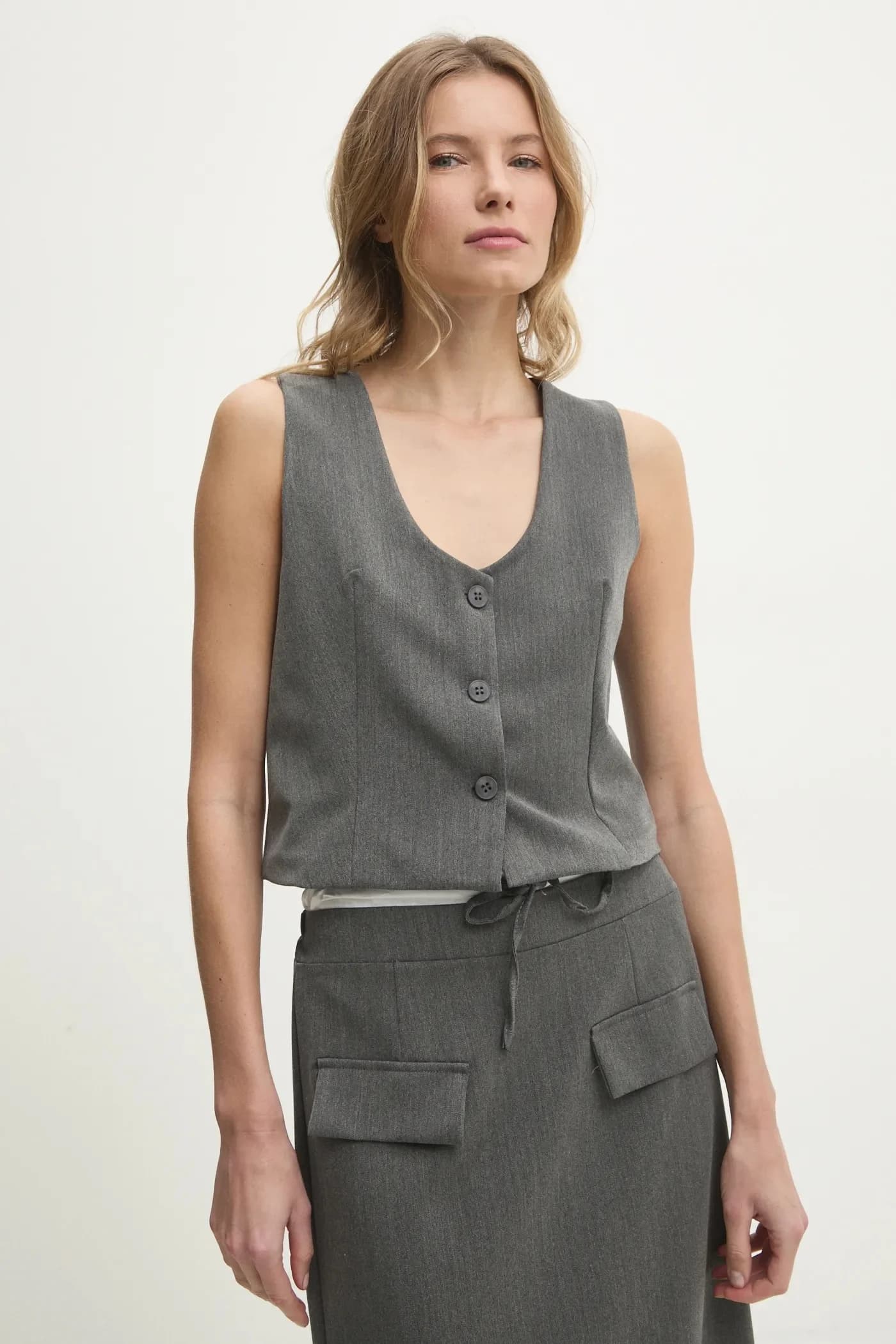 Жилет и юбка - фото 3