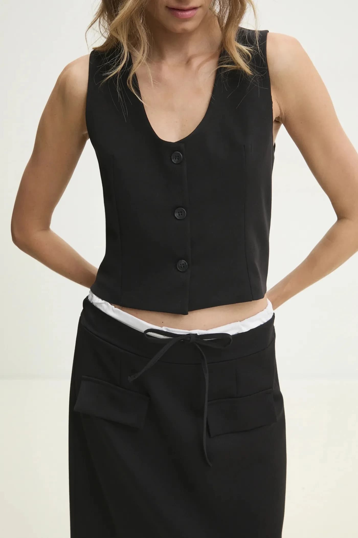 Жилет и юбка - фото 3