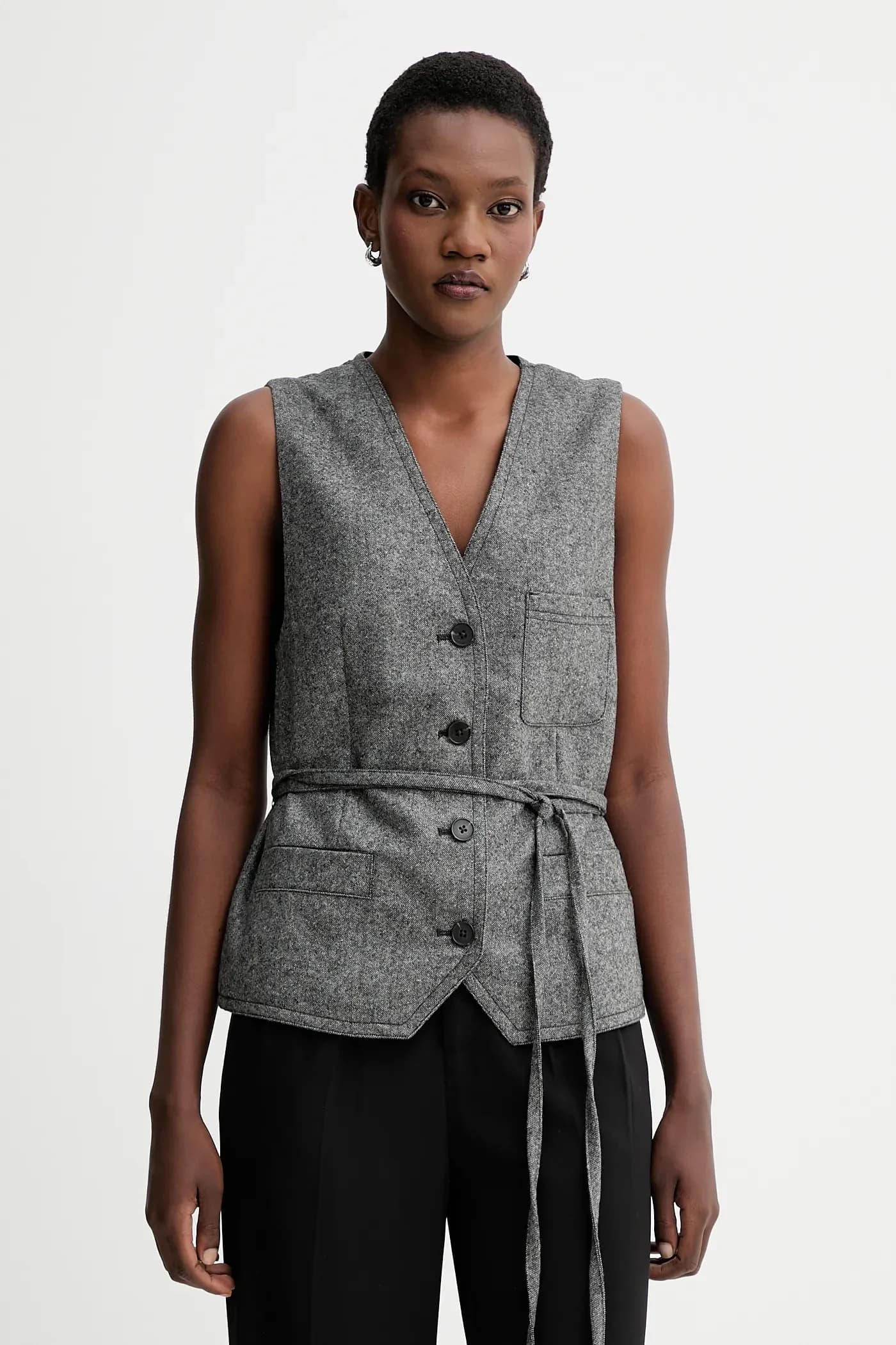 Жилет с добавлением шерсти