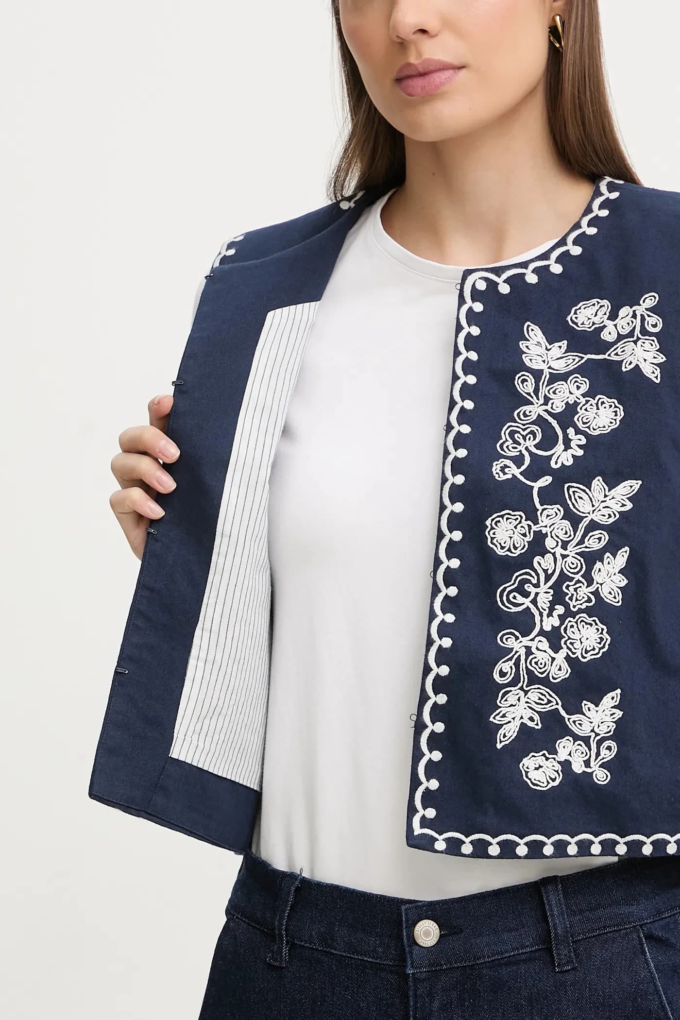 Хлопковый жилет - фото 6