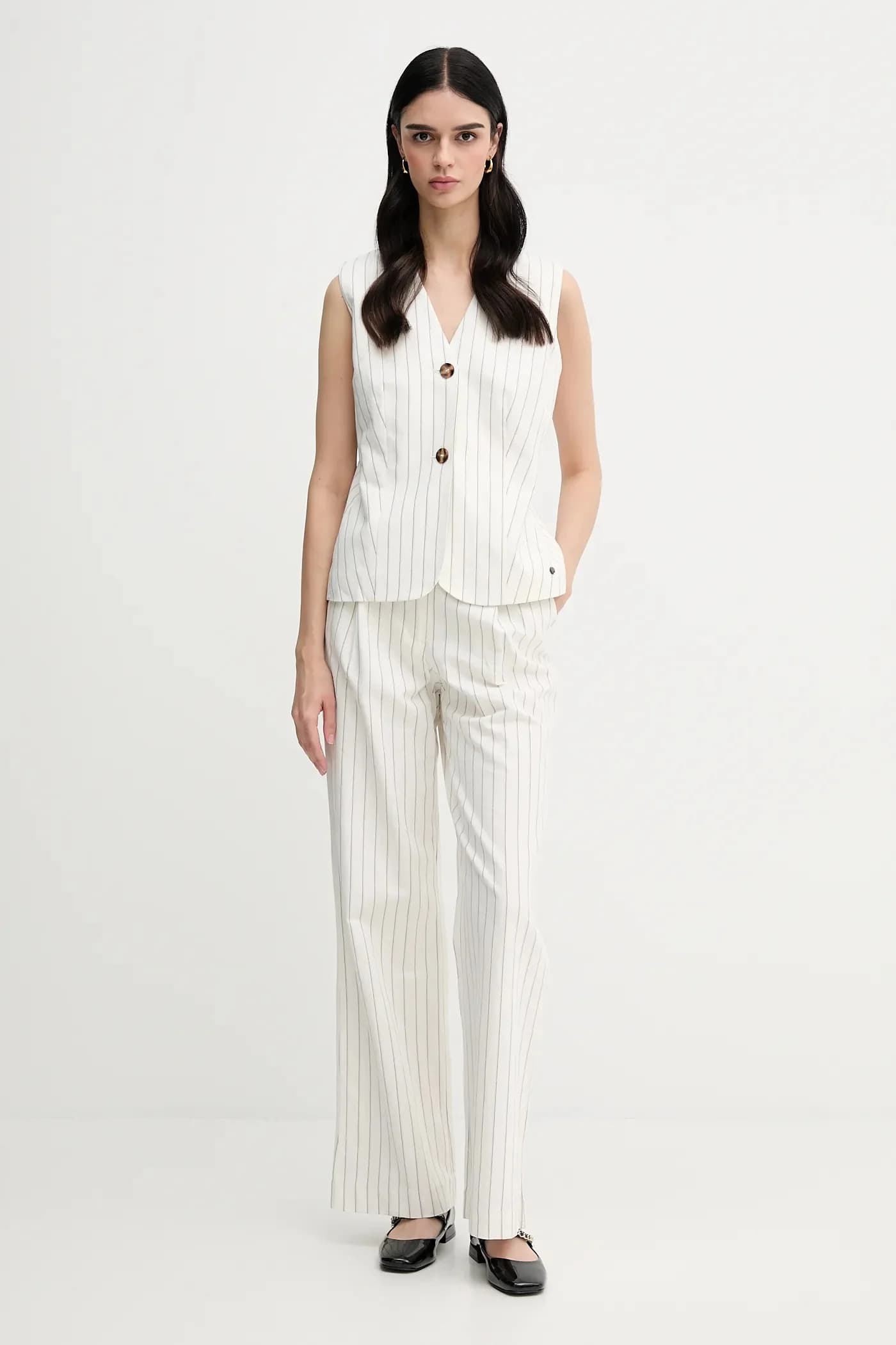 Пиджак из смесового льна - фото 2