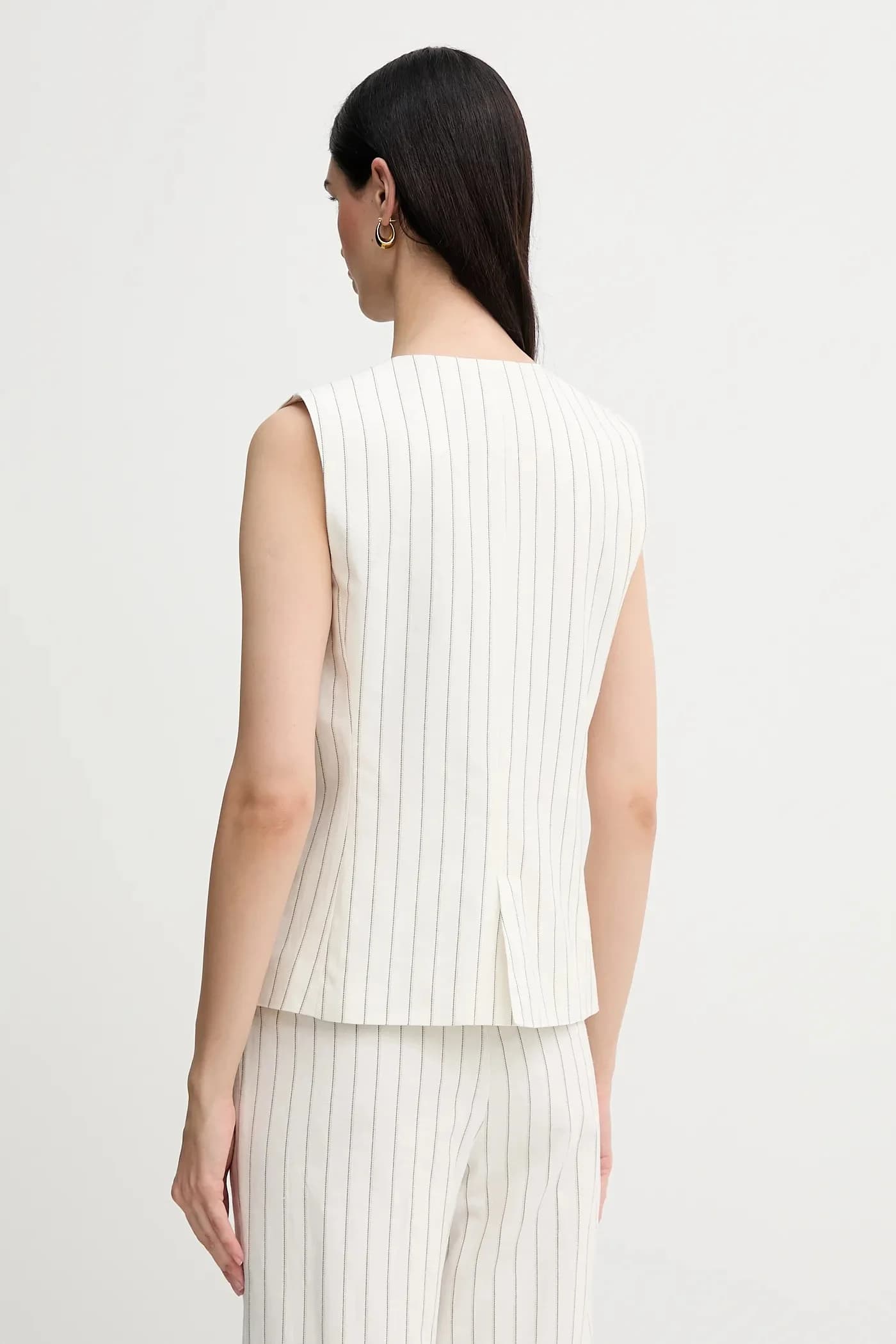 Пиджак из смесового льна - фото 3