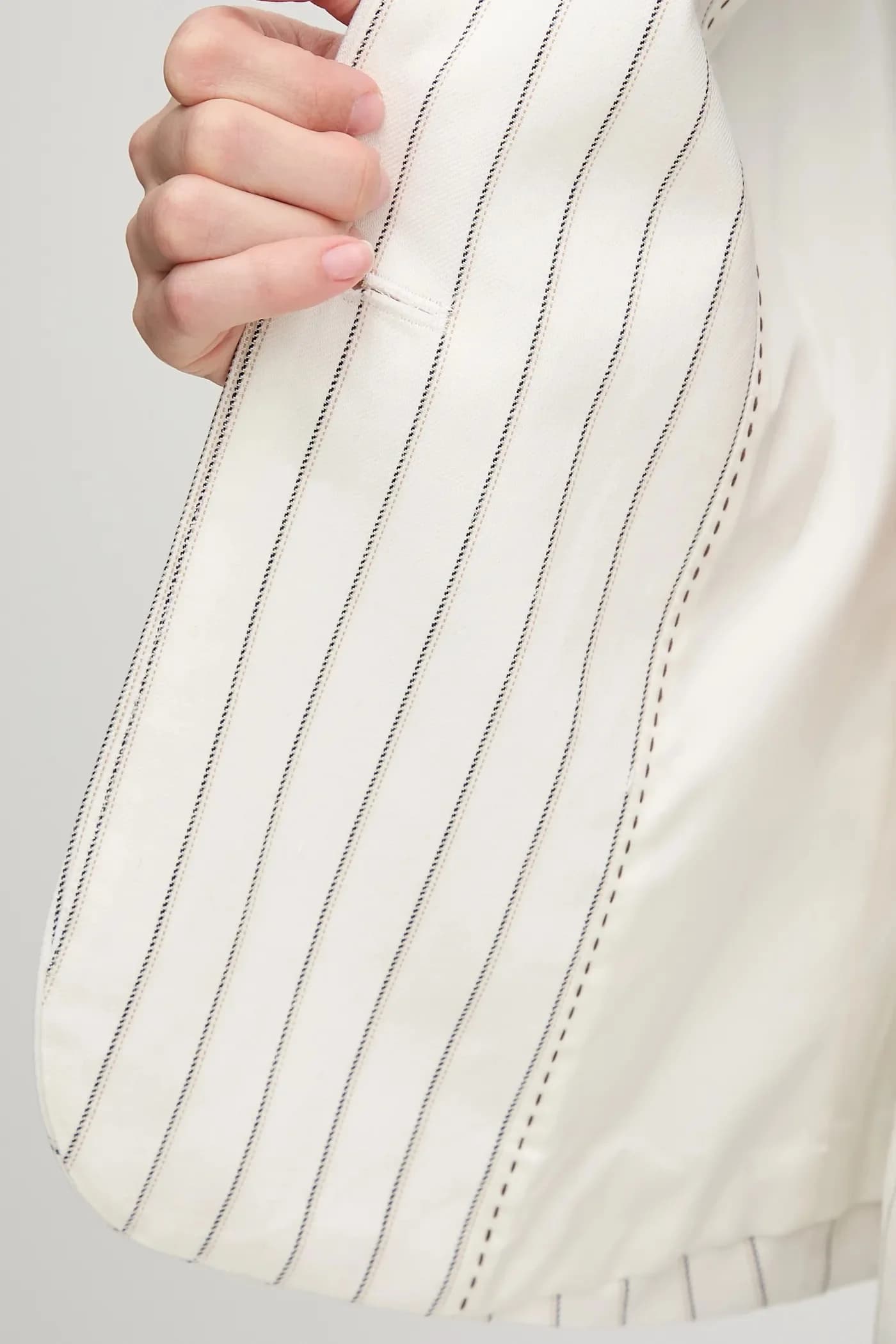 Пиджак из смесового льна - фото 6