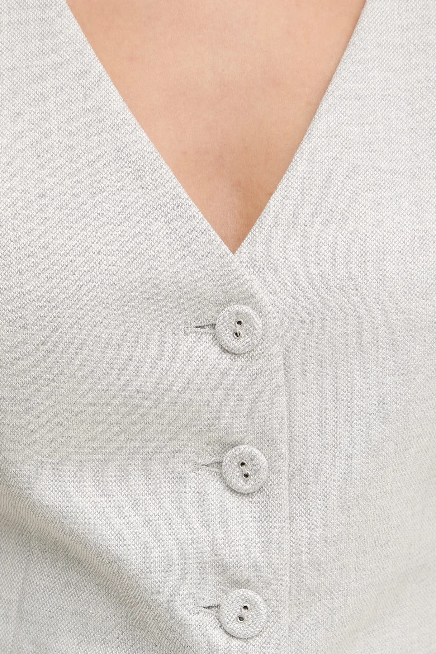 Женский однобортный жилет - фото 6