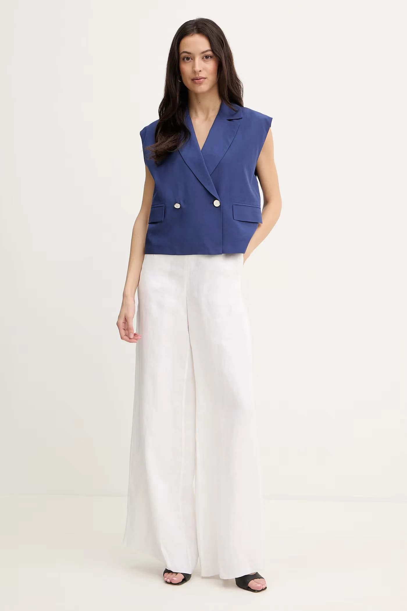 Жилет с льном - фото 2