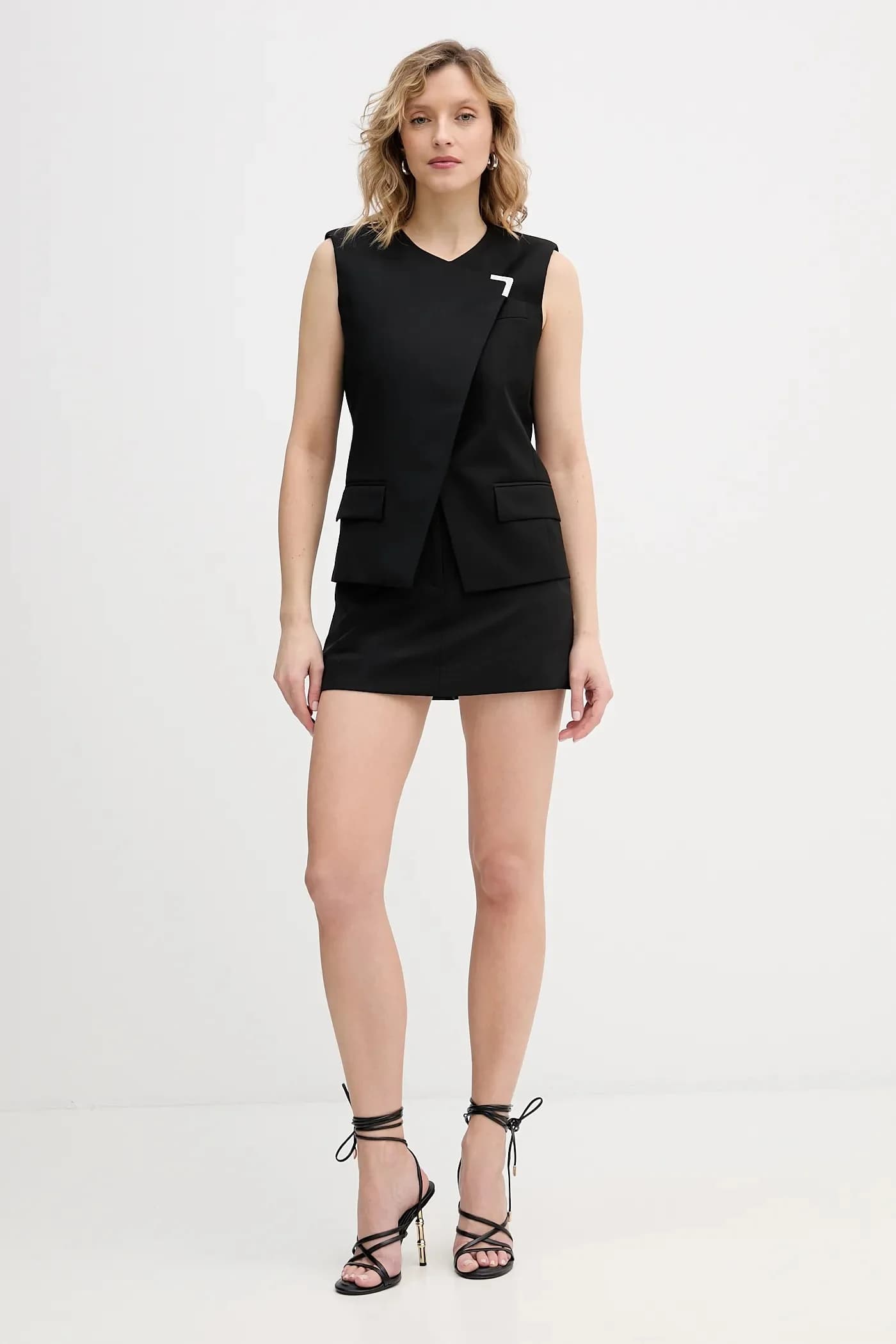 Жилет из смесовой шерсти - фото 2