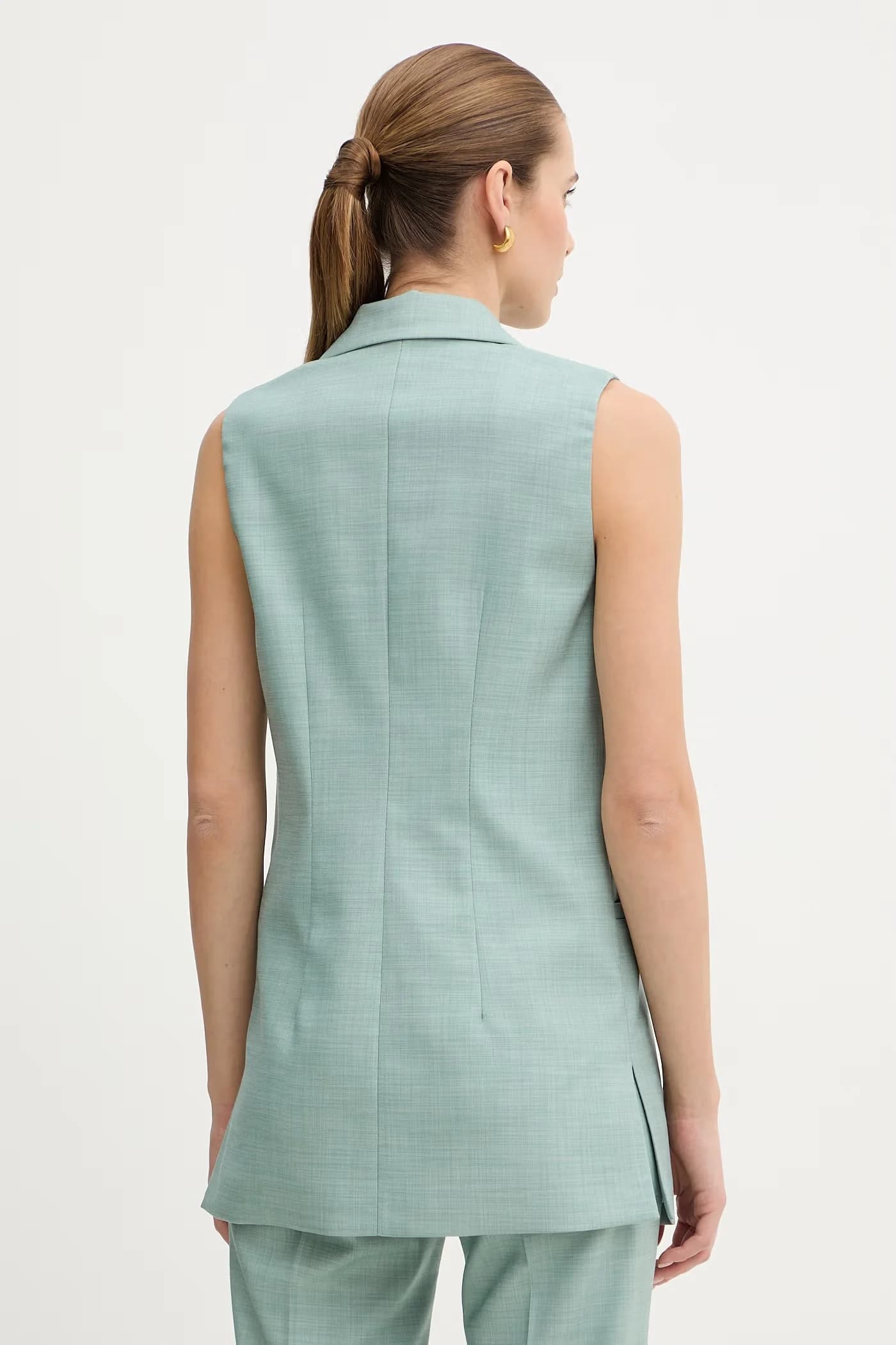 Женский однобортный жилет - фото 3