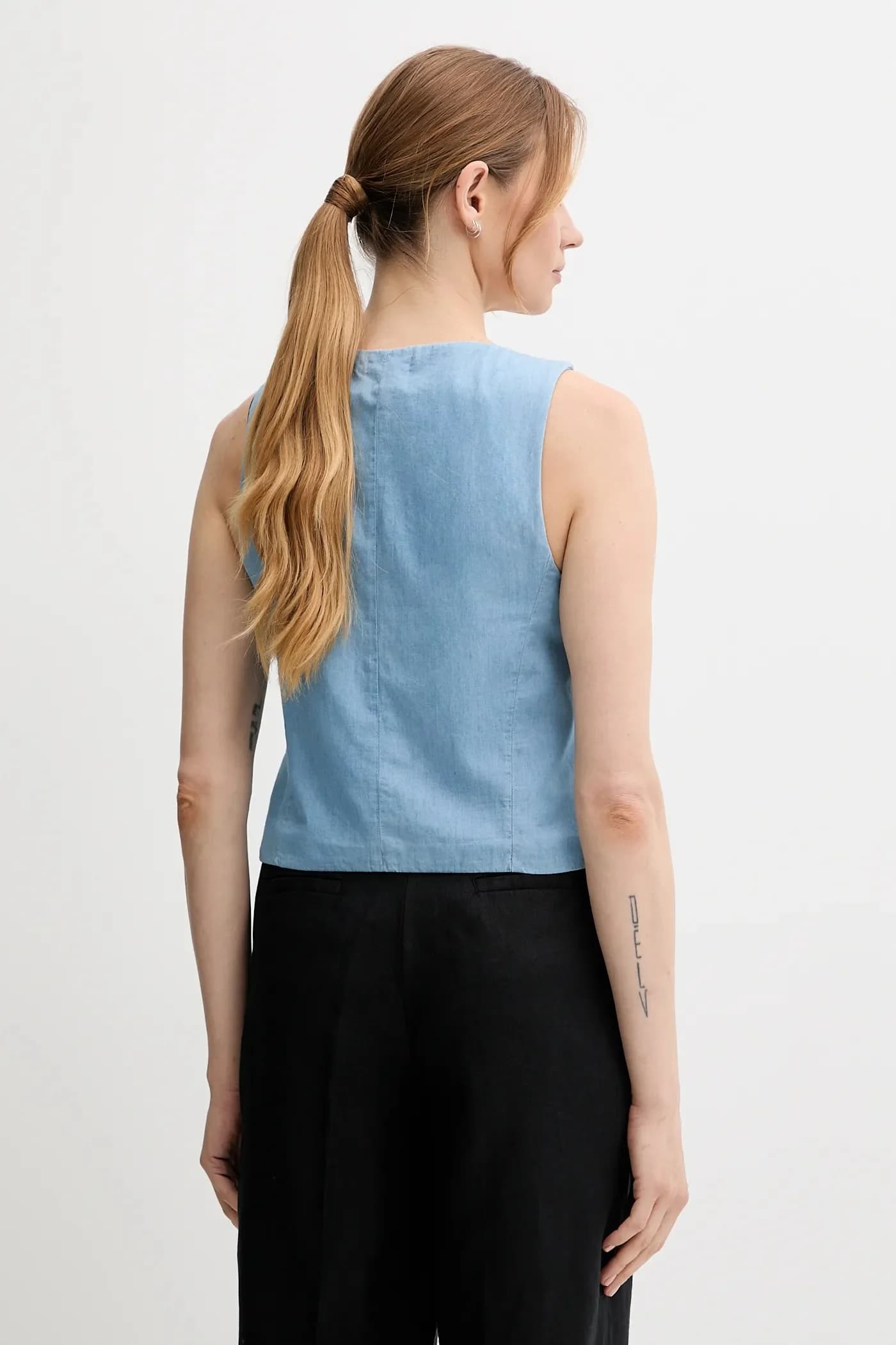 Хлопковый жилет - фото 3