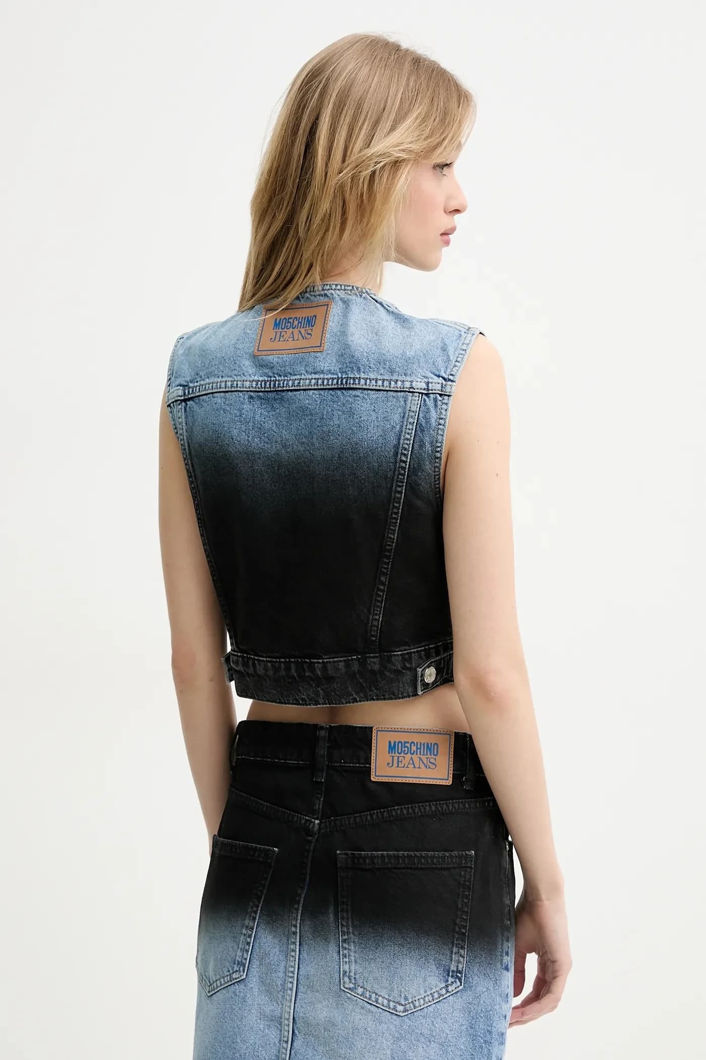 Джинсовый жилет - фото 3