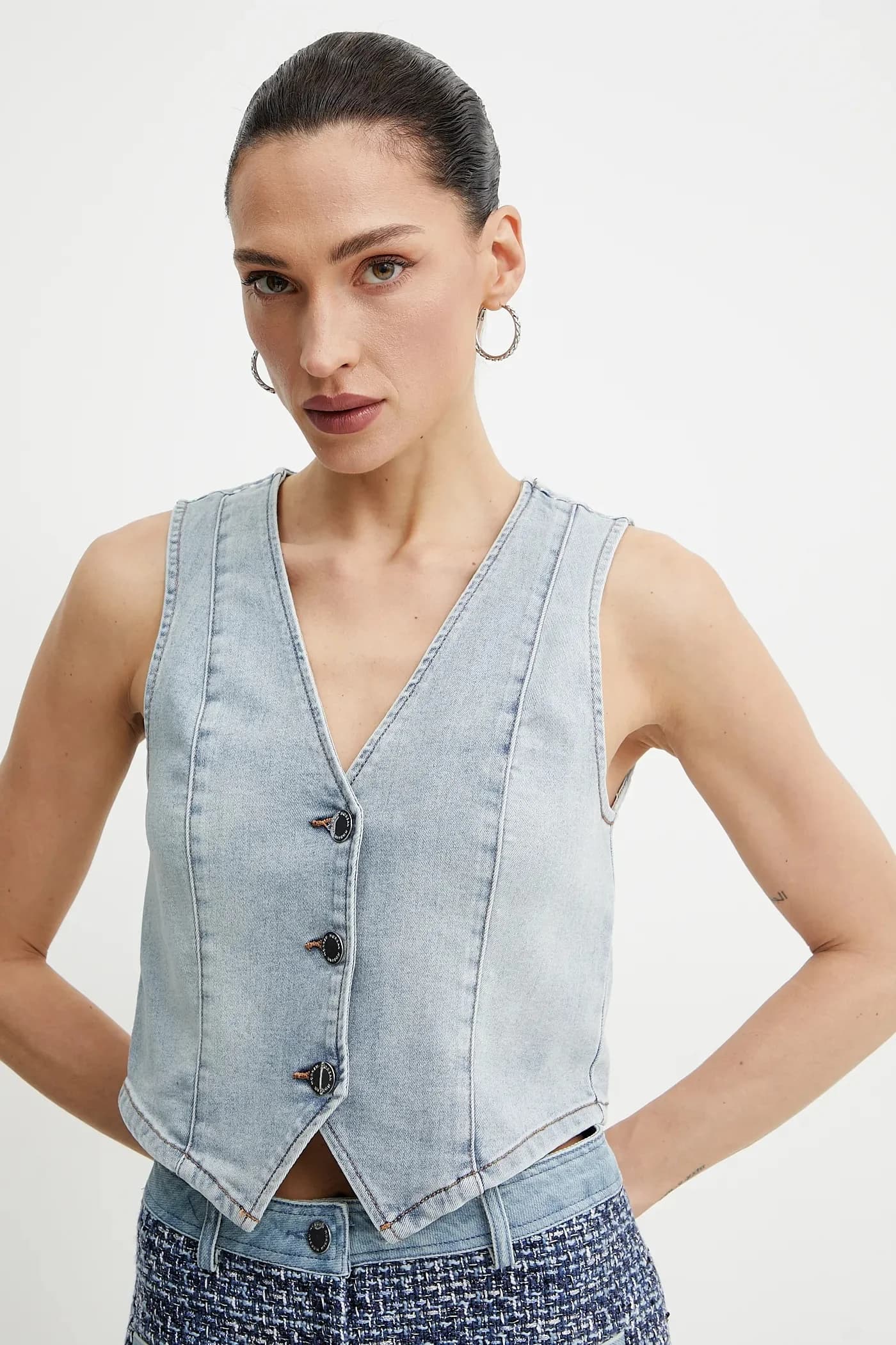 джинсовый жилет CFLA - фото 4