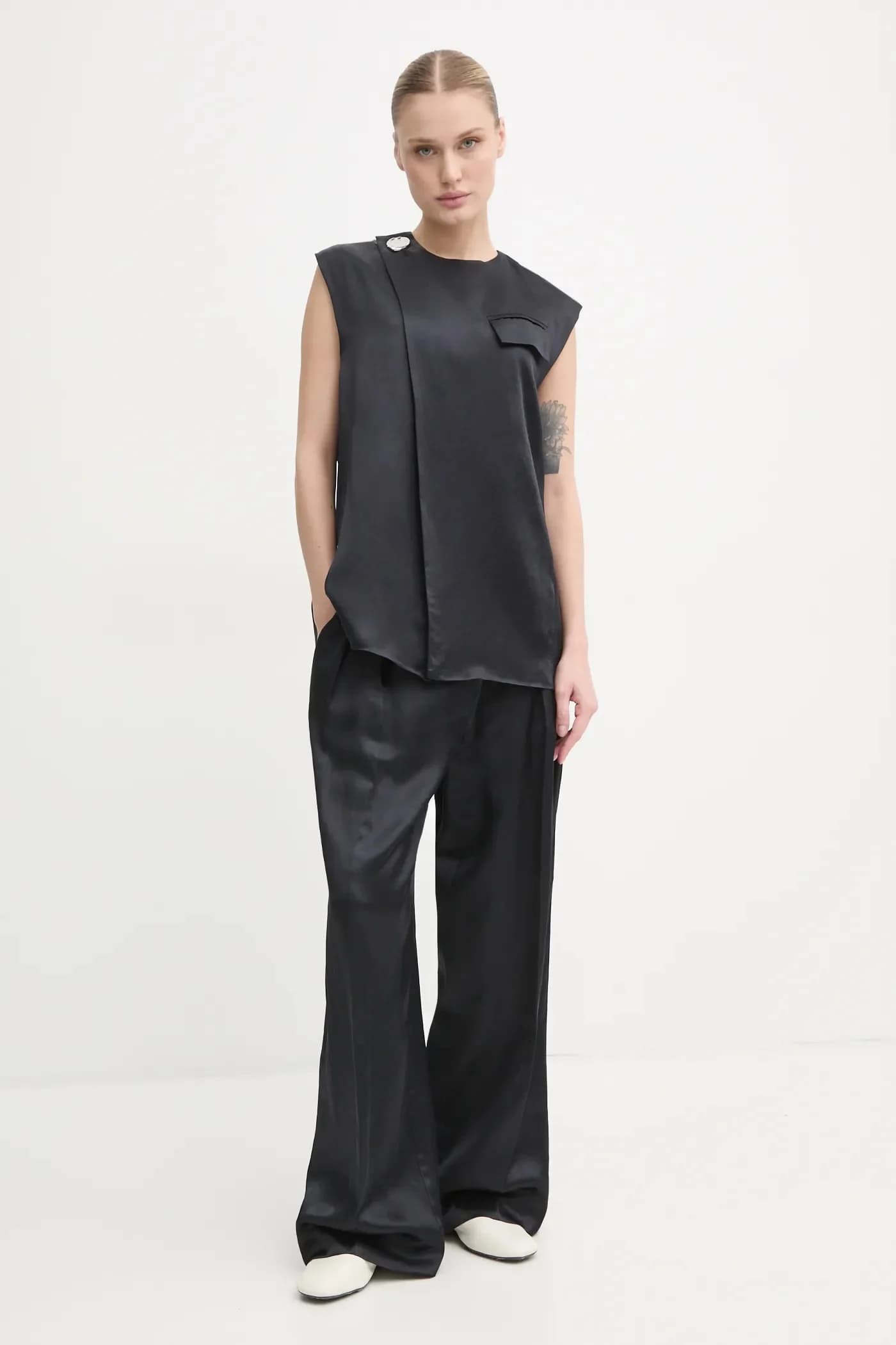 жилет Marlin из смесового льна - фото 2