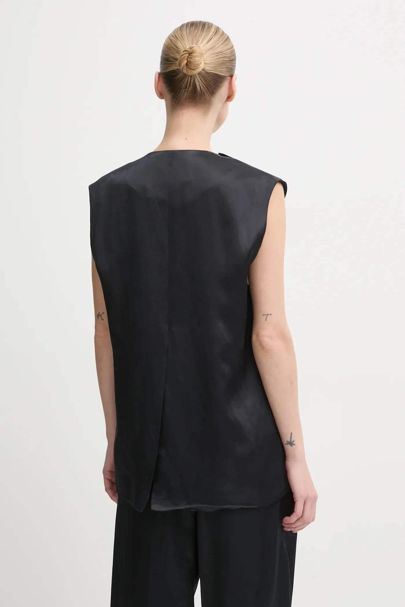 жилет Marlin из смесового льна - фото 3