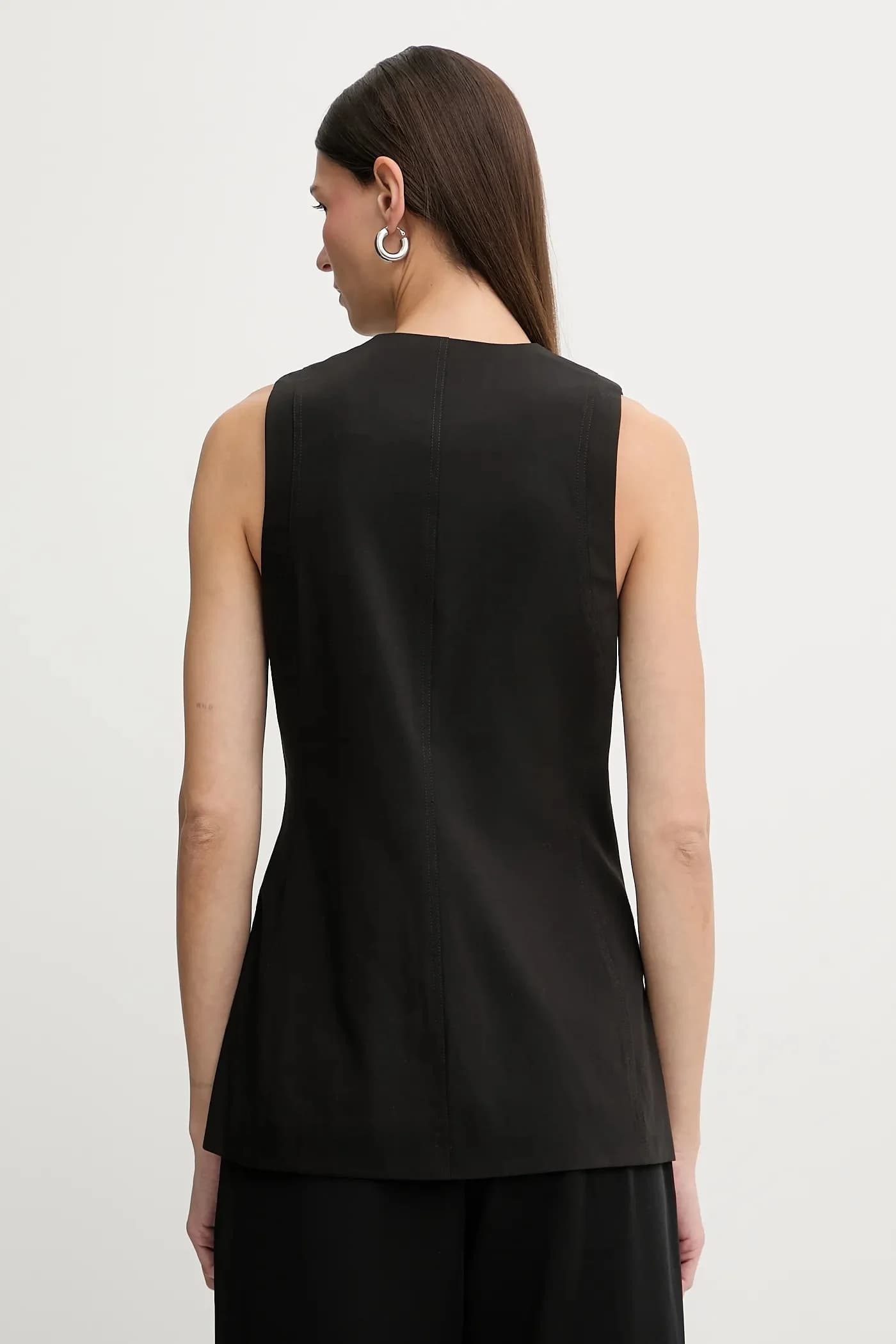 Верх жилета из смесовой шерсти - фото 3