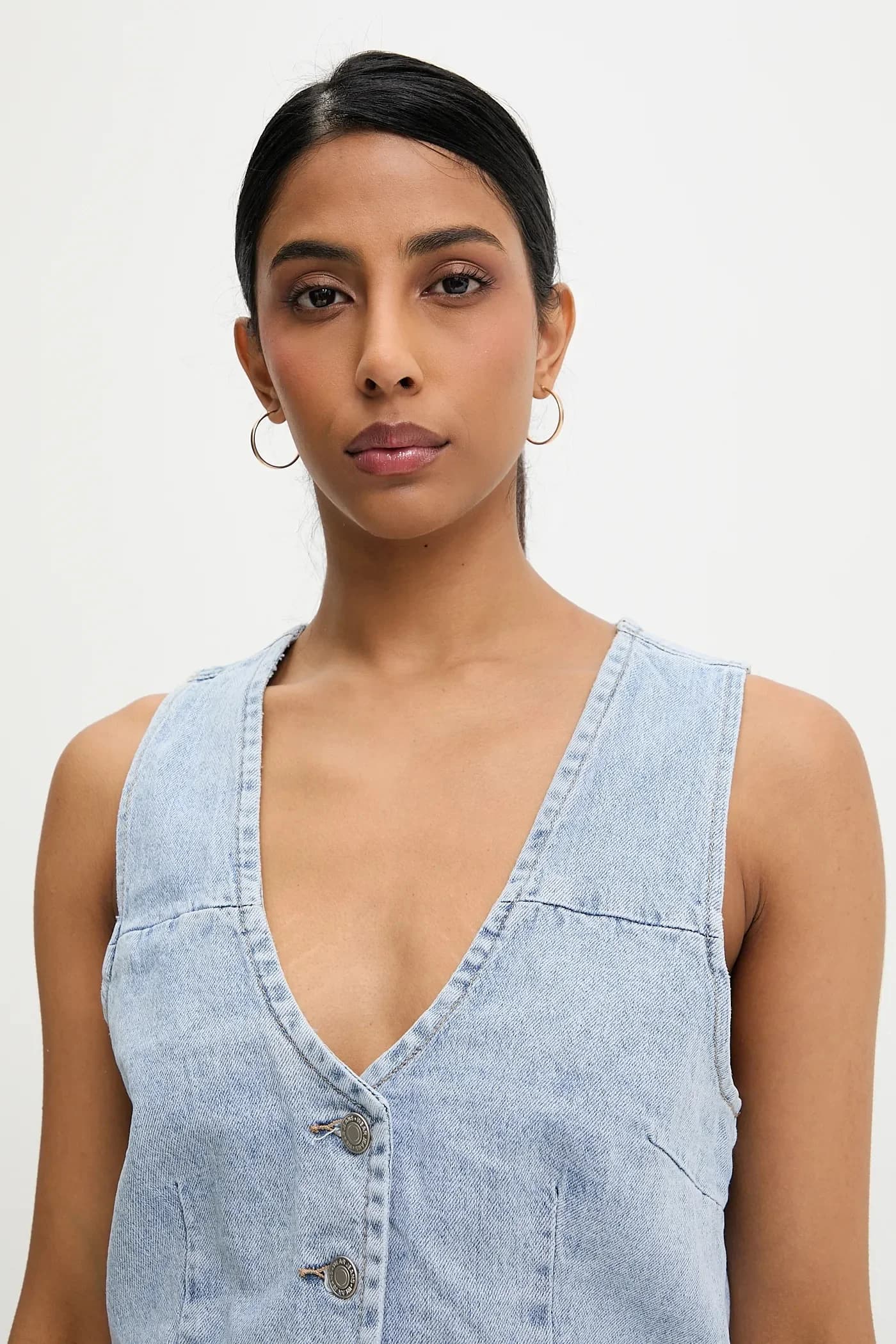 Джинсовый жилет - фото 4