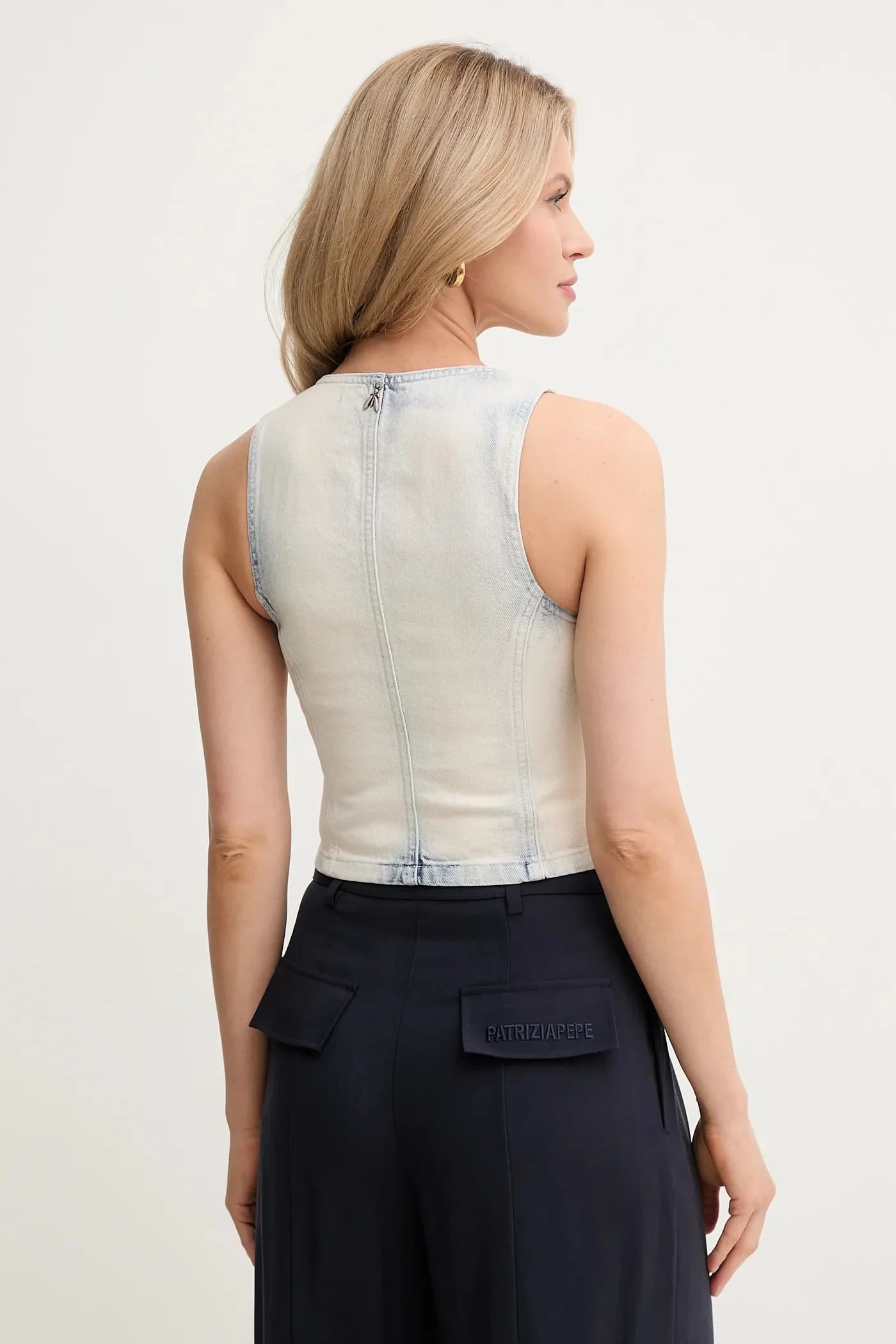 Джинсовый жилет - фото 3