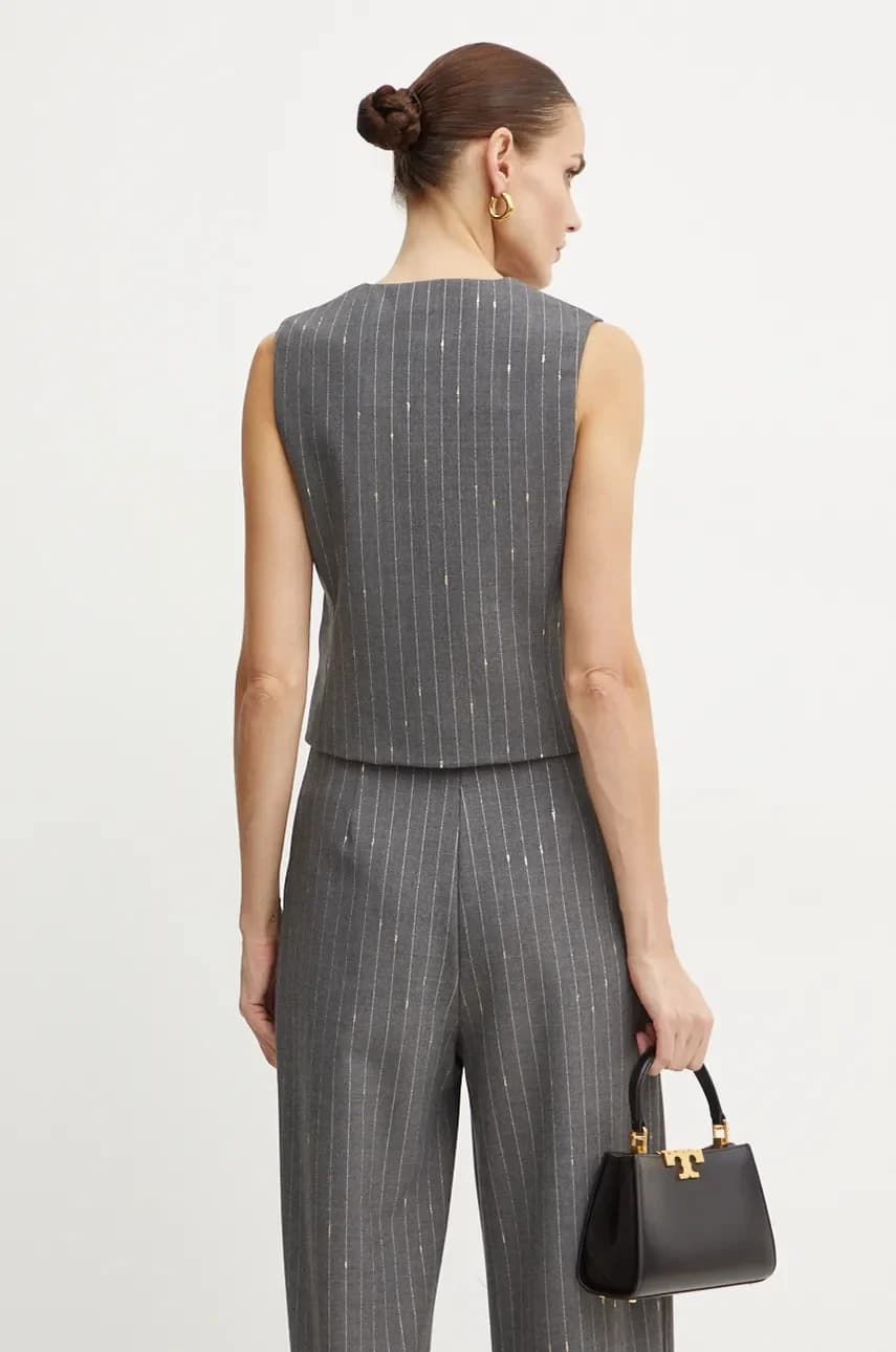 Жилет из смесовой шерсти - фото 3