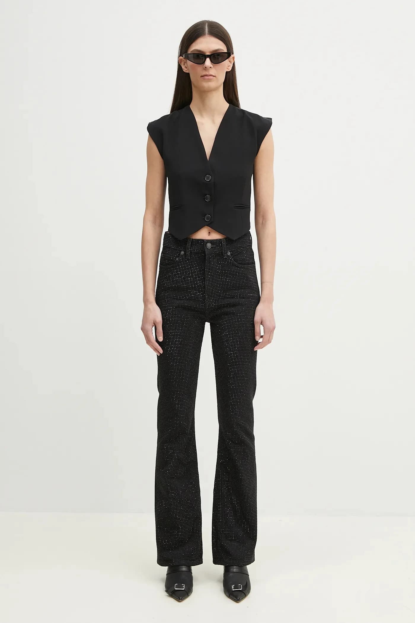 Вышитый жилет - фото 6