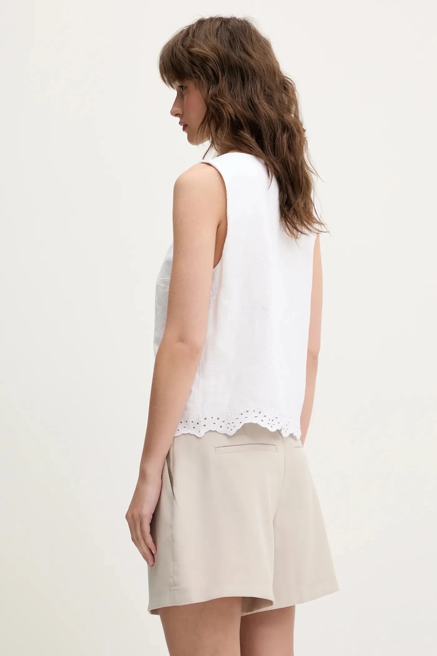 Льняной жилет - фото 3