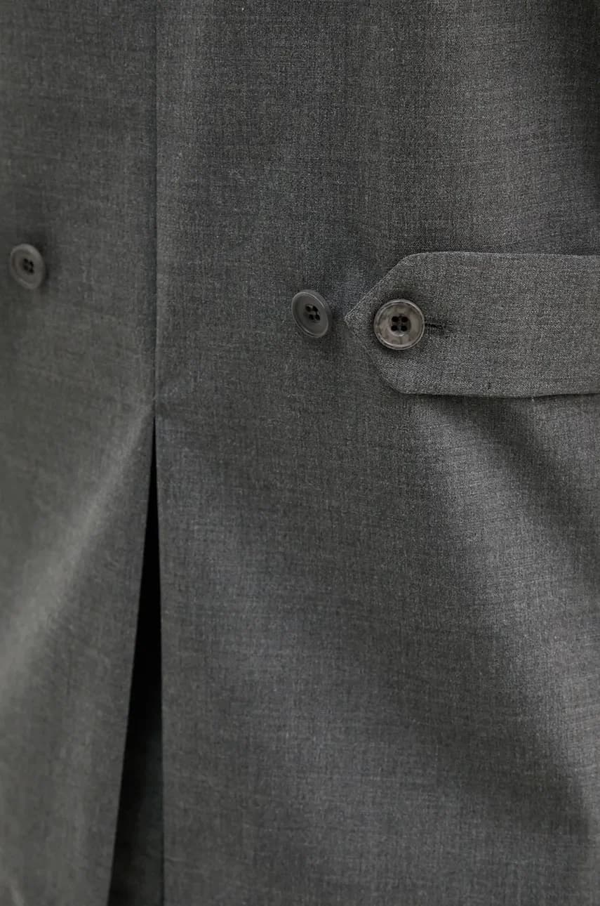 Жилет из смесовой шерсти - фото 5