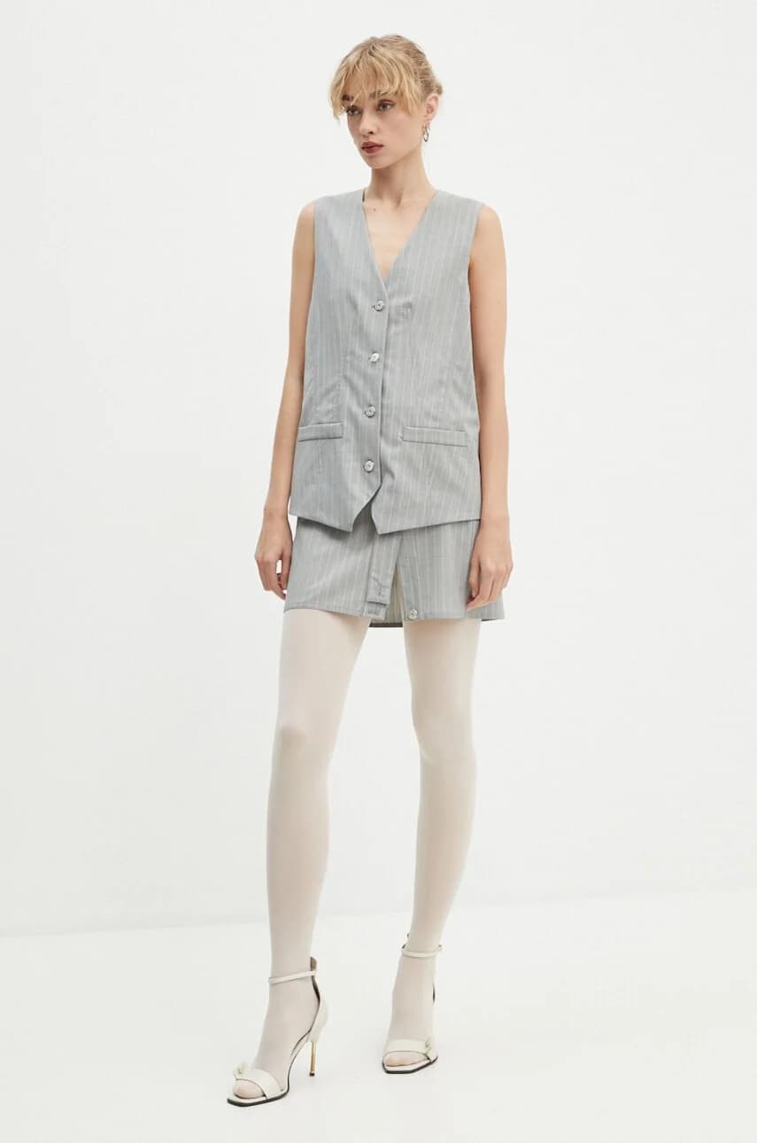 Жилет из смесовой шерсти - фото 2