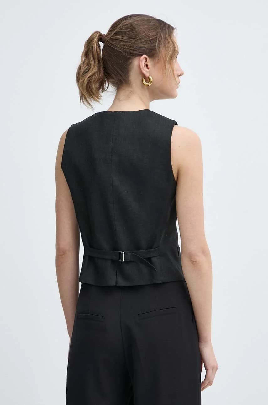 Льняной жилет - фото 3