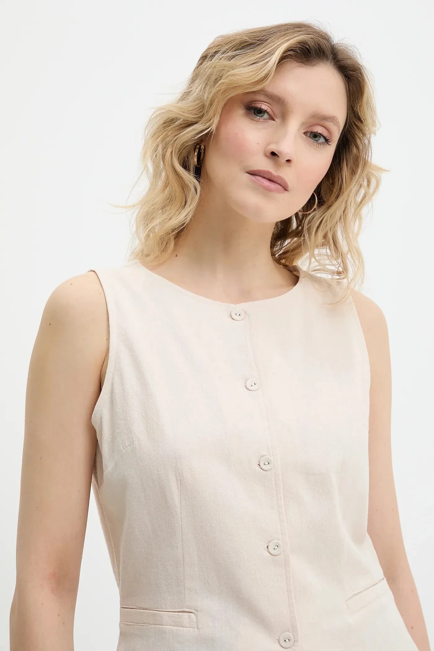 Хлопковый жилет - фото 4