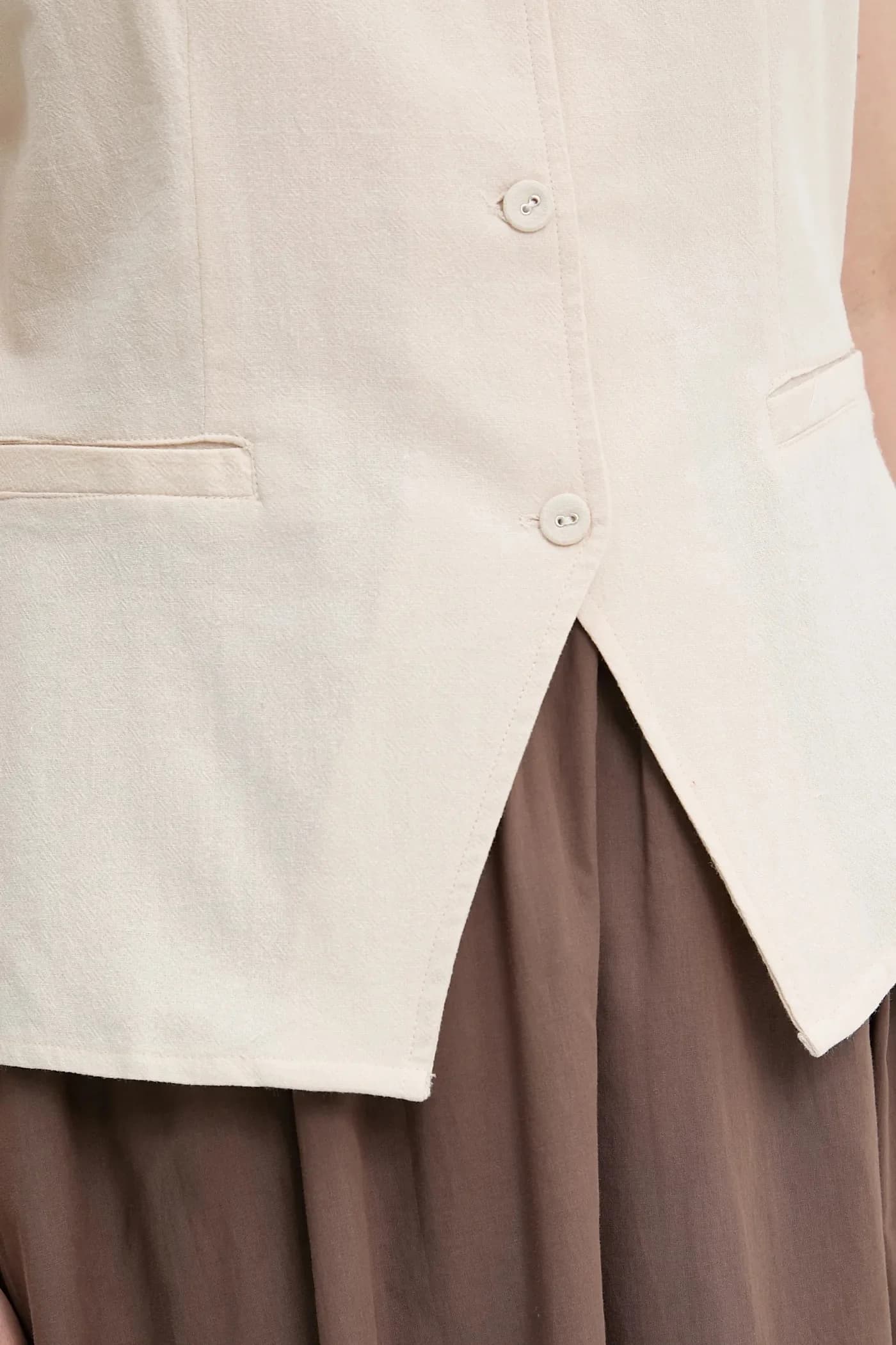 Хлопковый жилет - фото 5