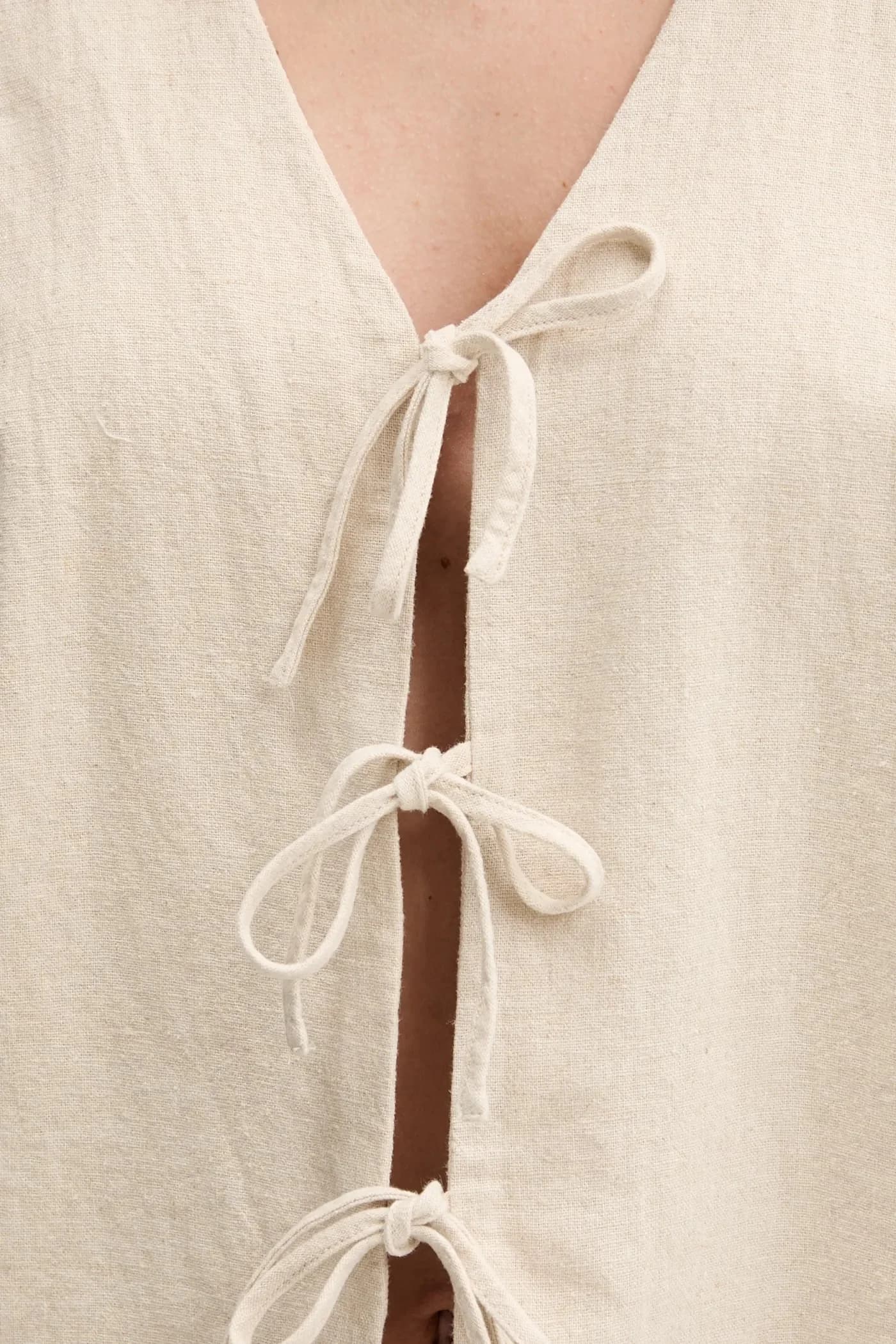 Льняной жилет - фото 5