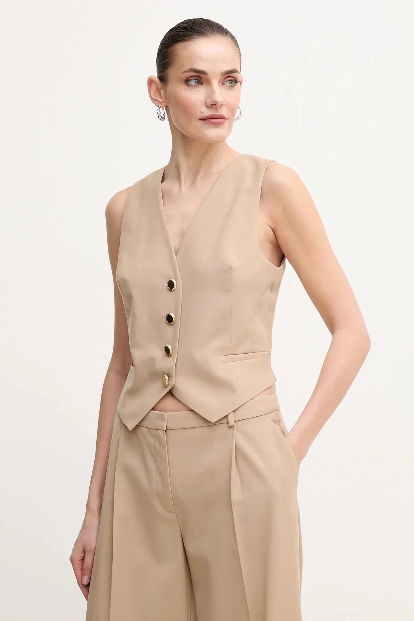 IRINA жилет из смесовой шерсти