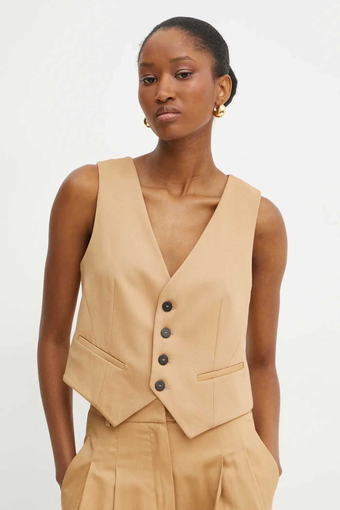 Жилет из смесовой шерсти