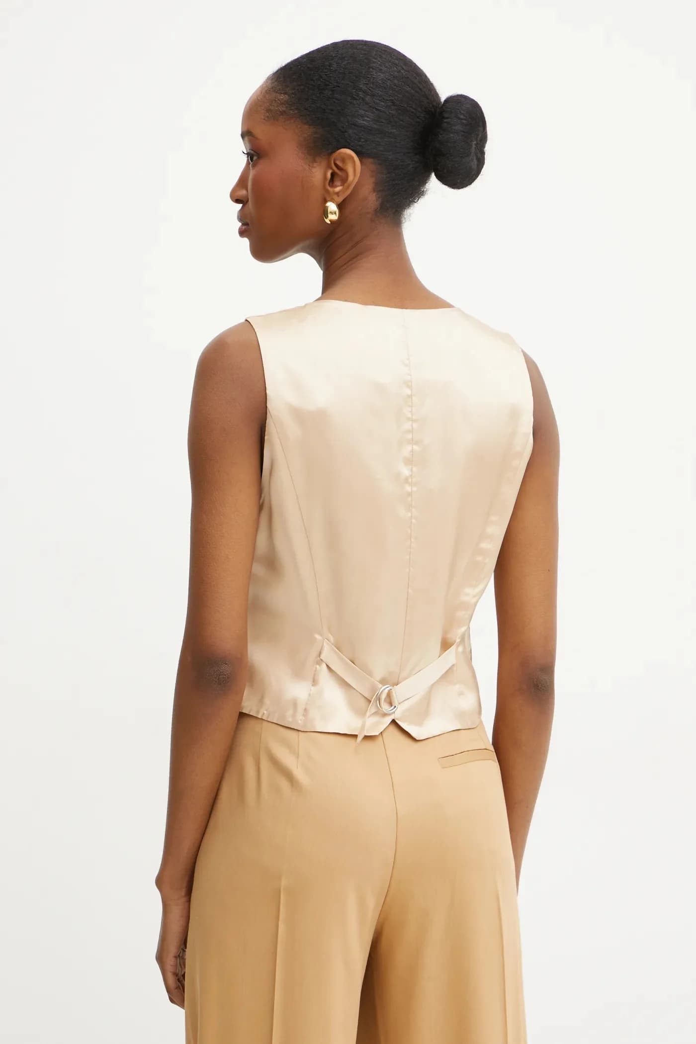 Жилет из смесовой шерсти - фото 3