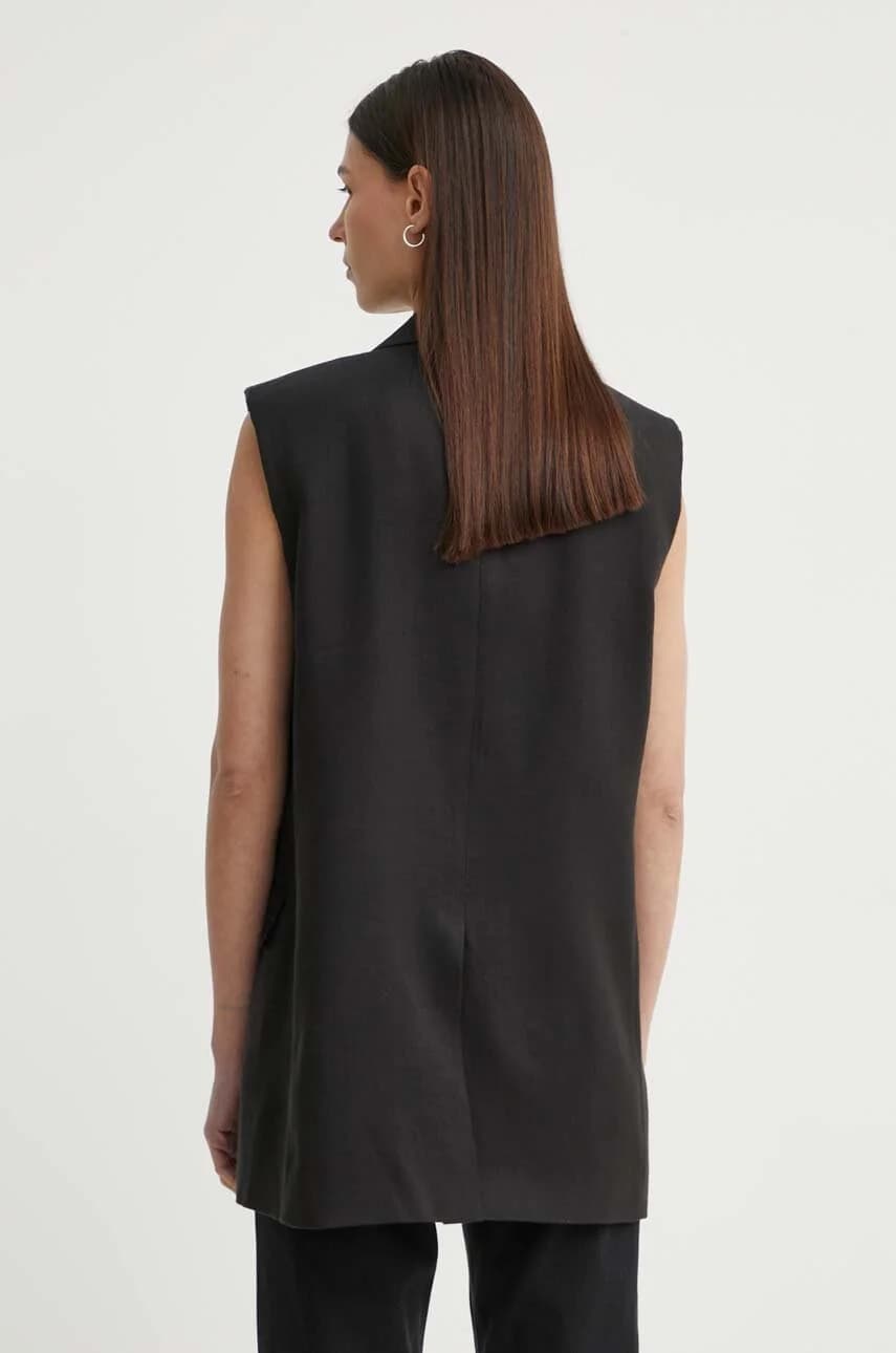 Льняной жилет - фото 3