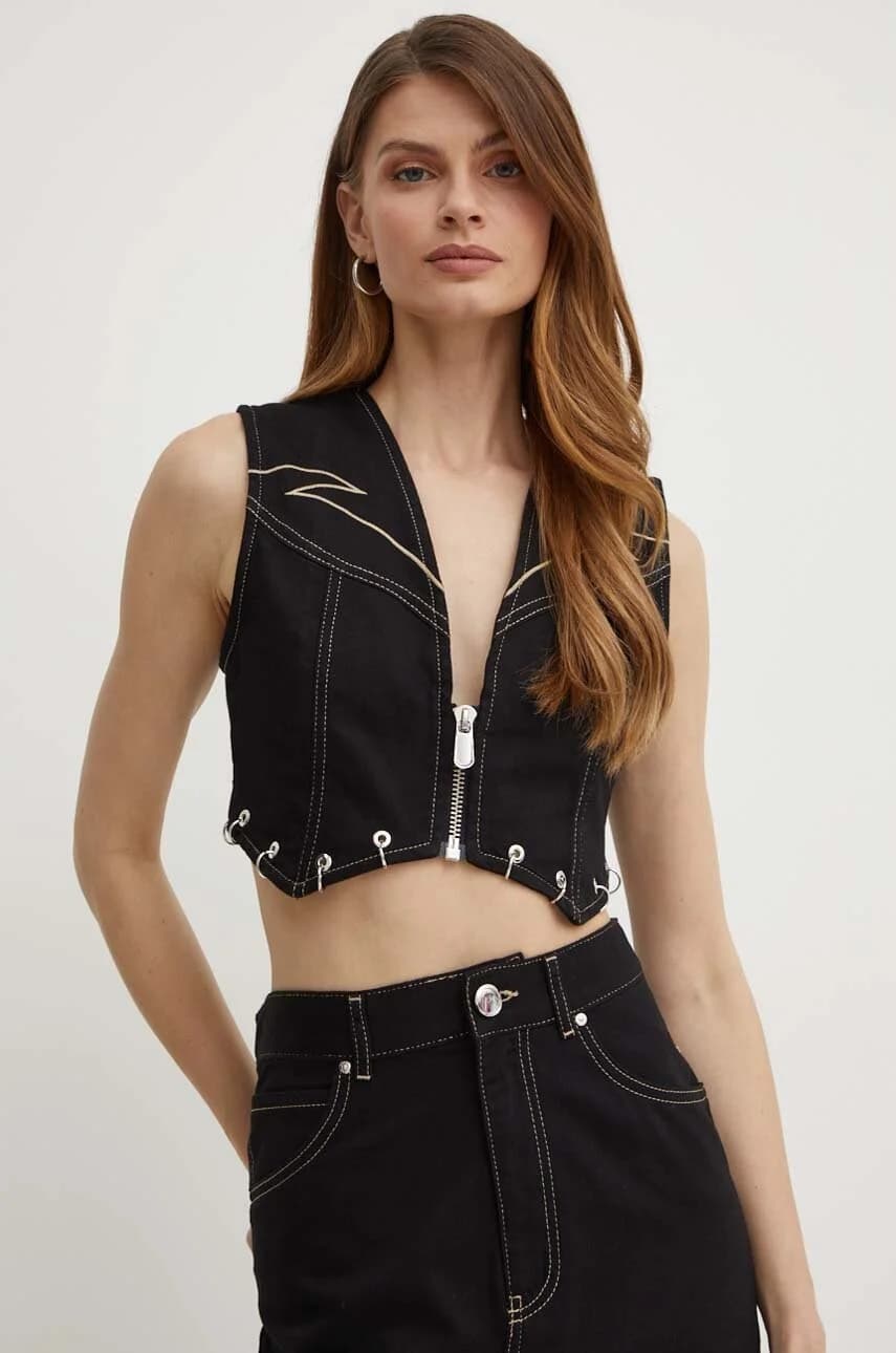 Джинсовый жилет - фото 4