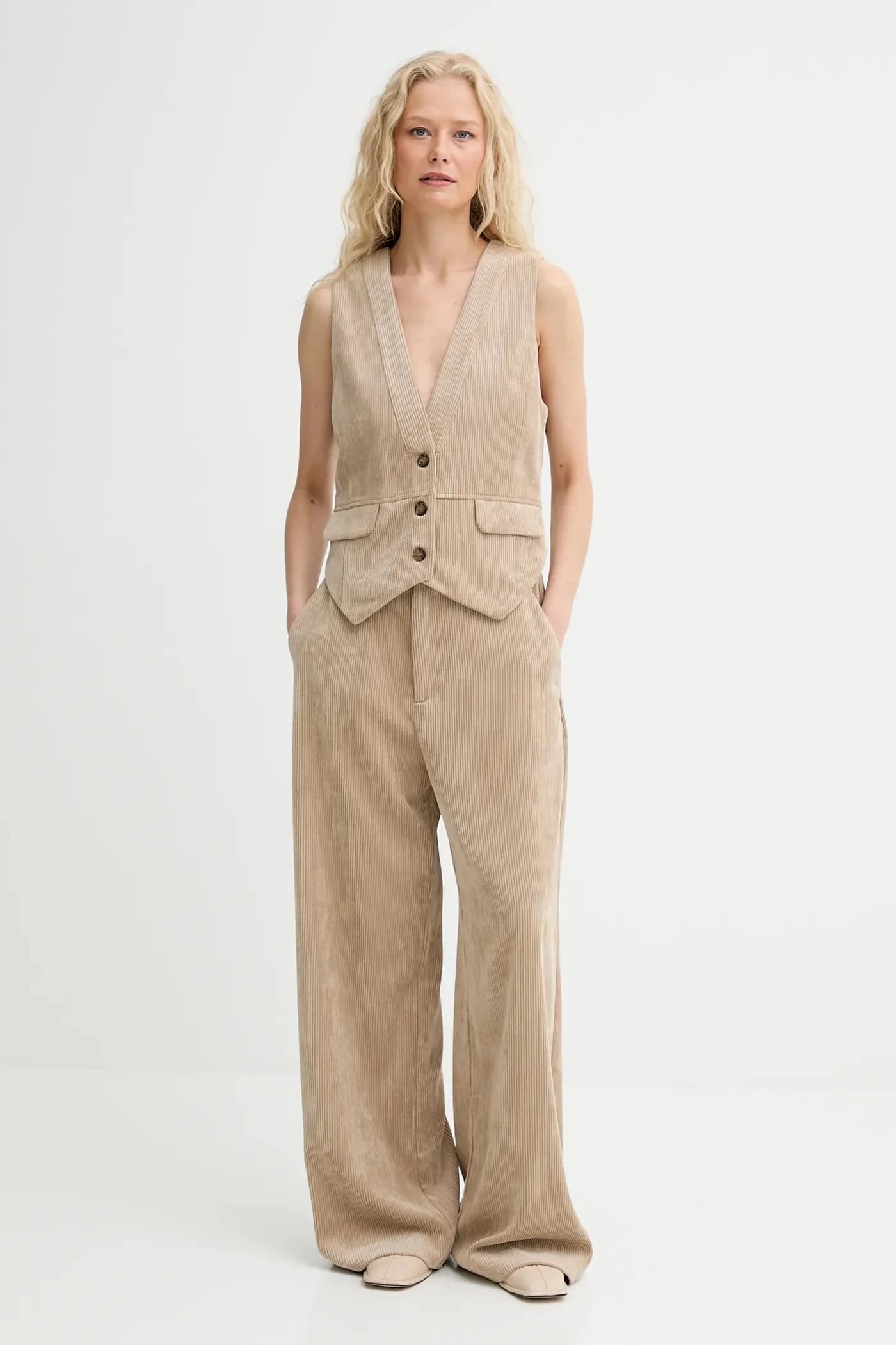 LILLIAN вельветовый жилет - фото 2