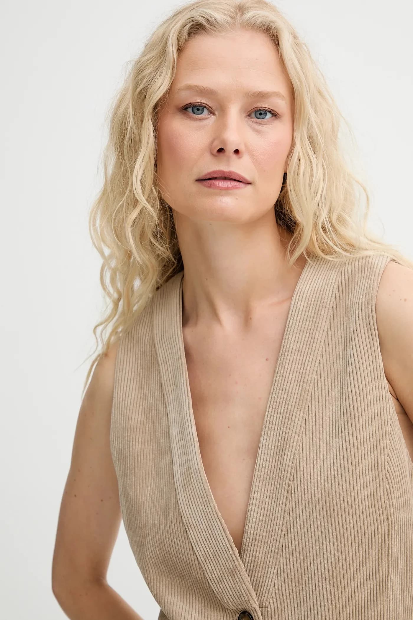 LILLIAN вельветовый жилет - фото 4