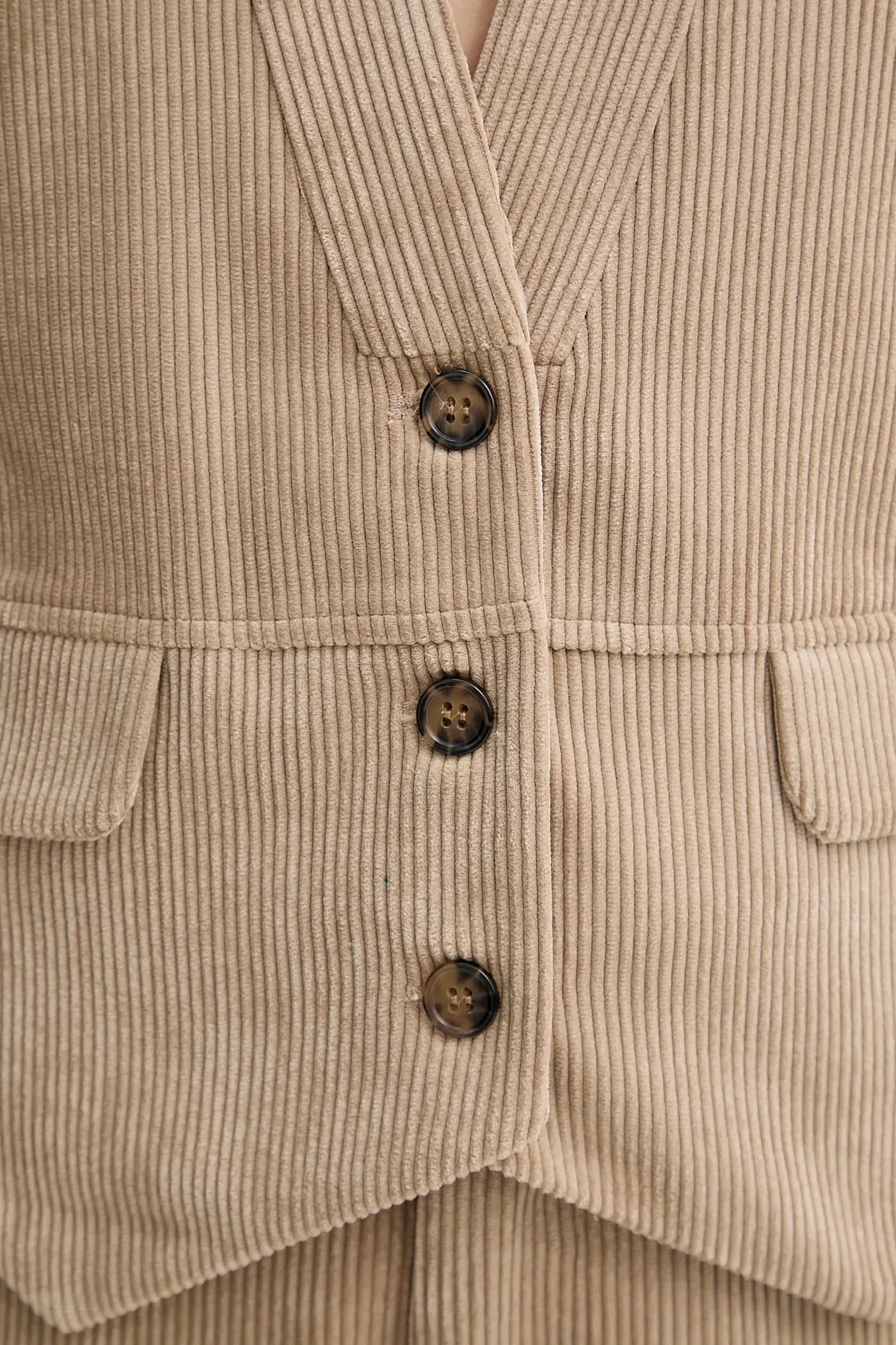 LILLIAN вельветовый жилет - фото 5