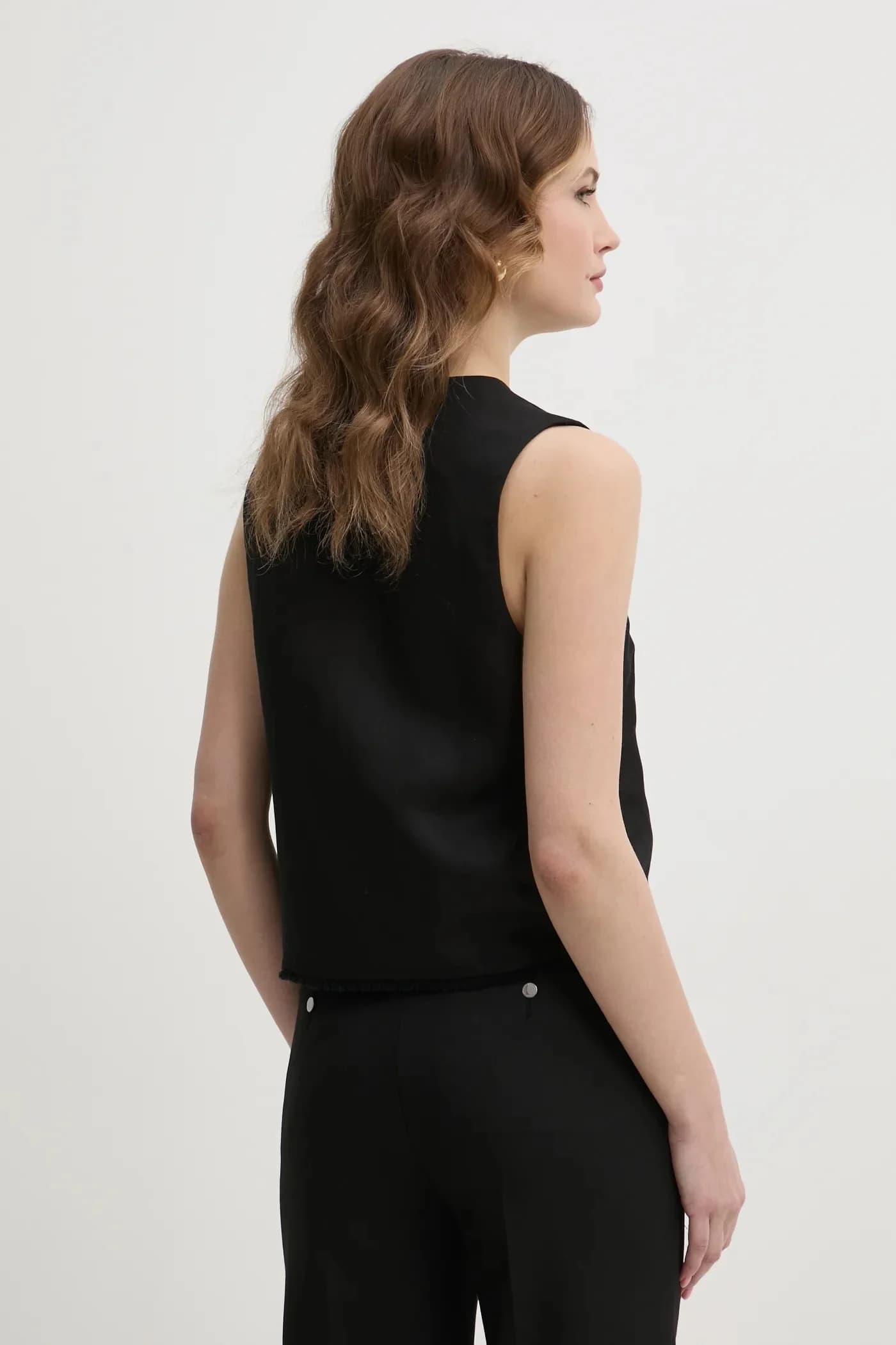 Льняной жилет - фото 3