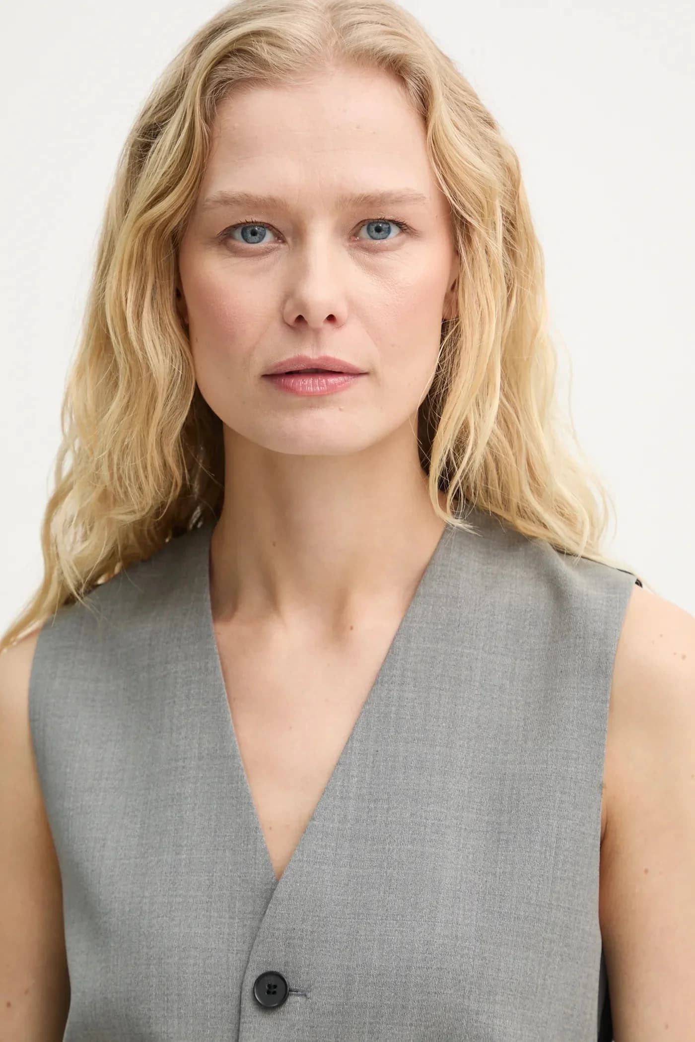 Жилет из смесовой шерсти - фото 4