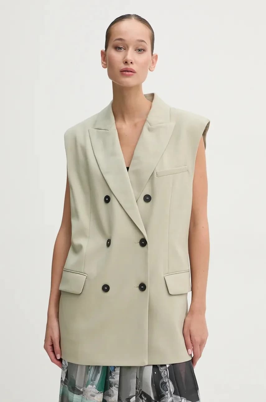 Шерстяной жилет - фото 4