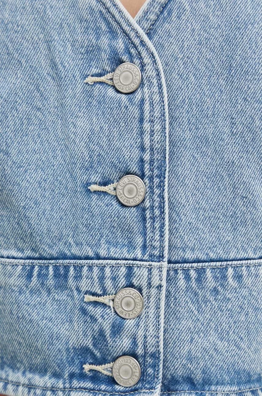 Джинсовый жилет - фото 6