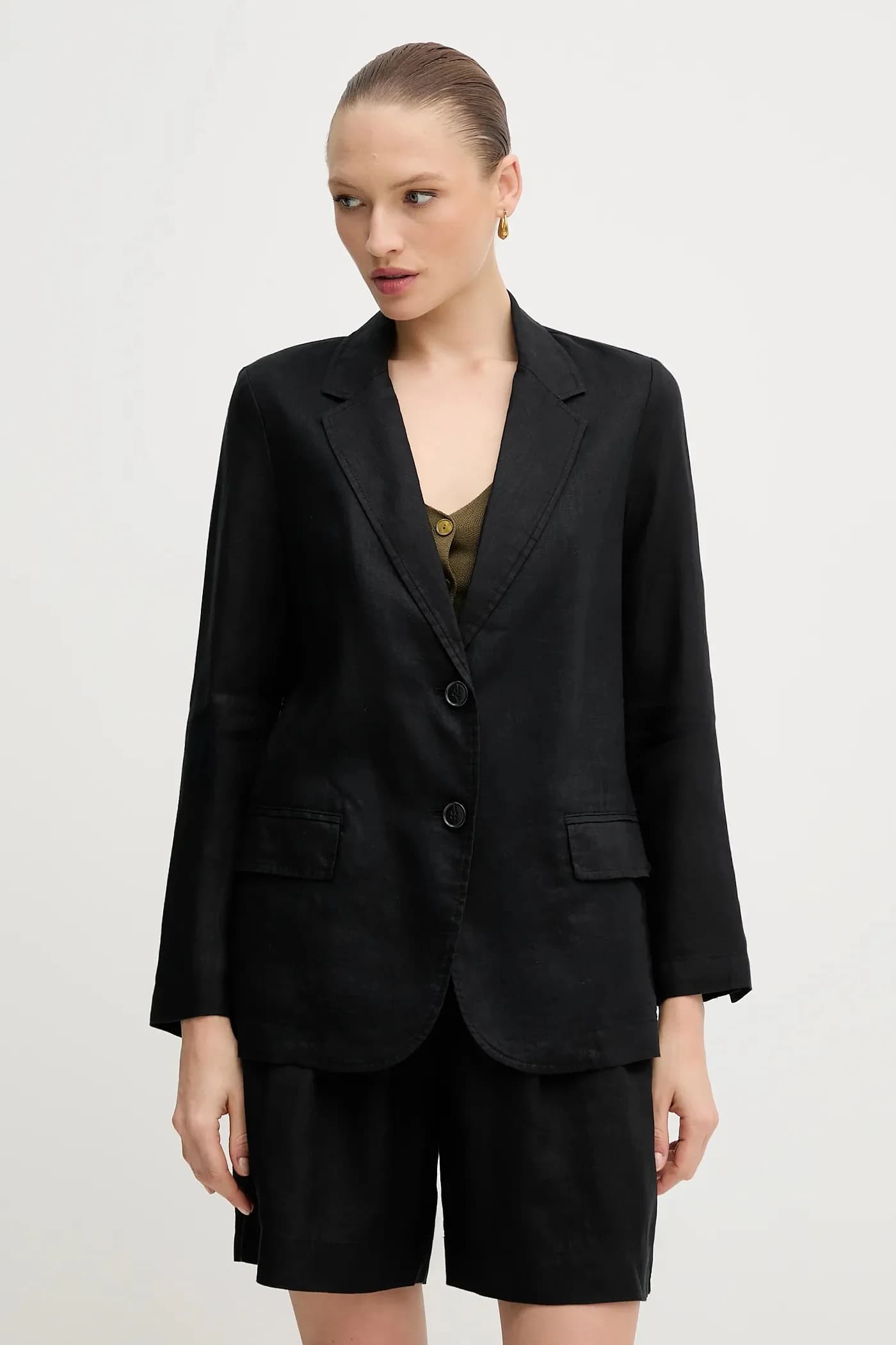 Льняная куртка