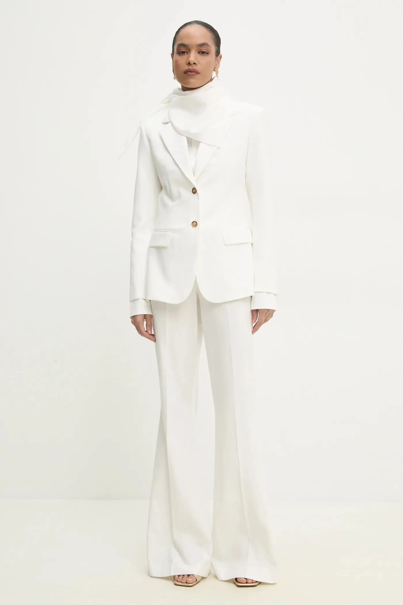 Индивидуальный жакет с шарфом - фото 2