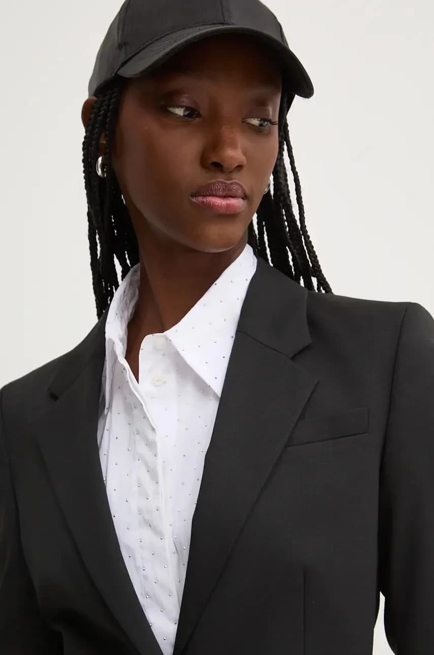 Куртка из смесовой шерсти - фото 5