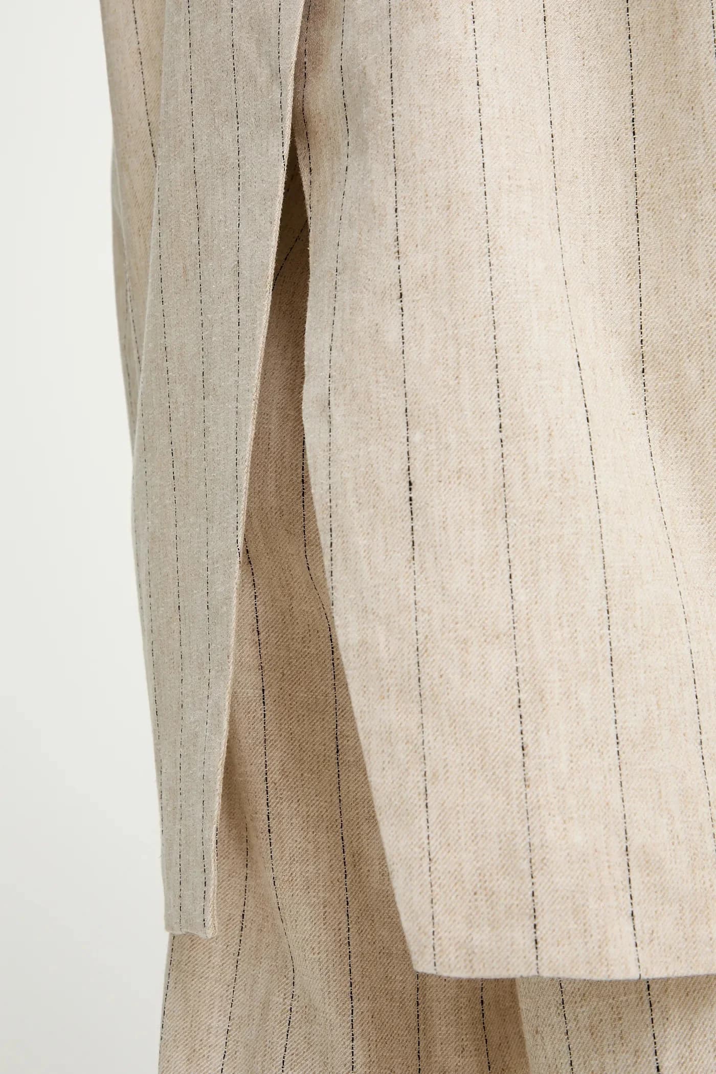 Пиджак из смесового льна - фото 7