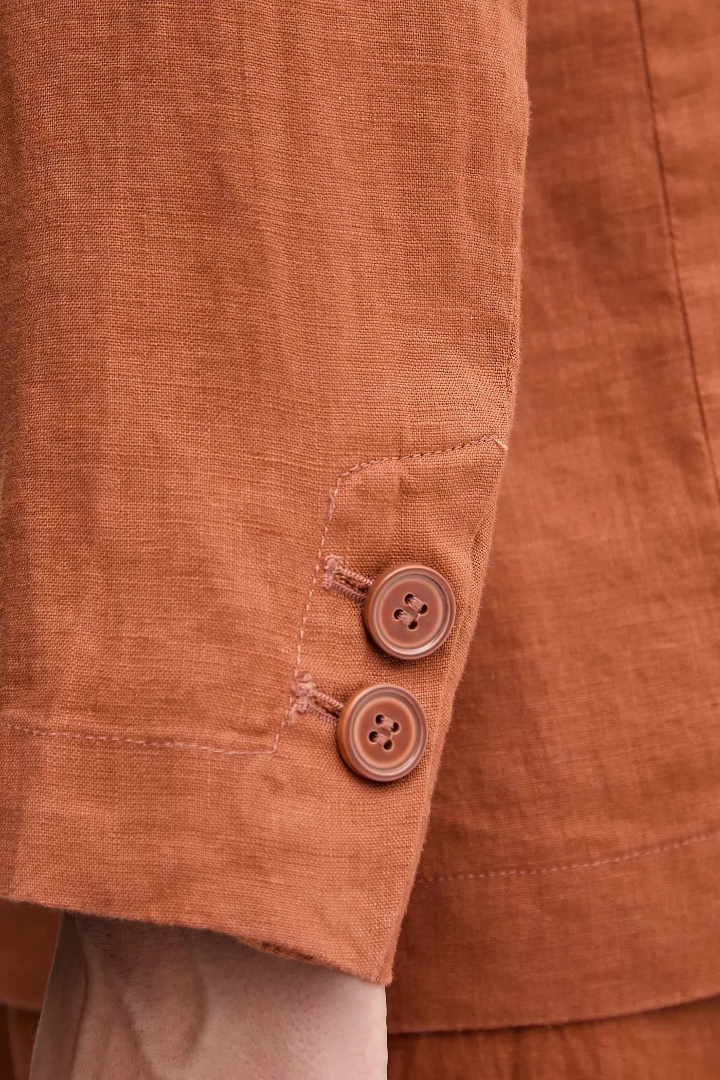 Льняная куртка - фото 5