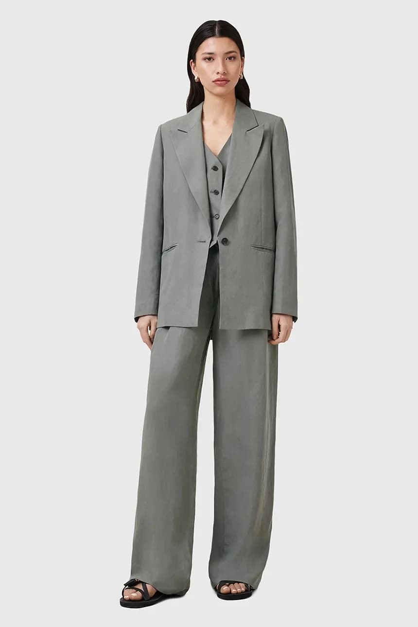 AVERIE куртка из смесового льна - фото 6