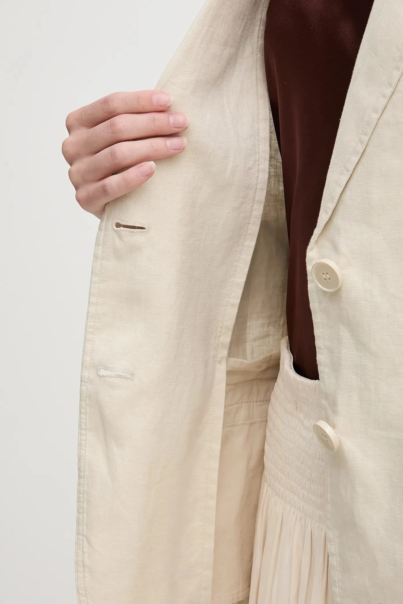 Льняная куртка - фото 6