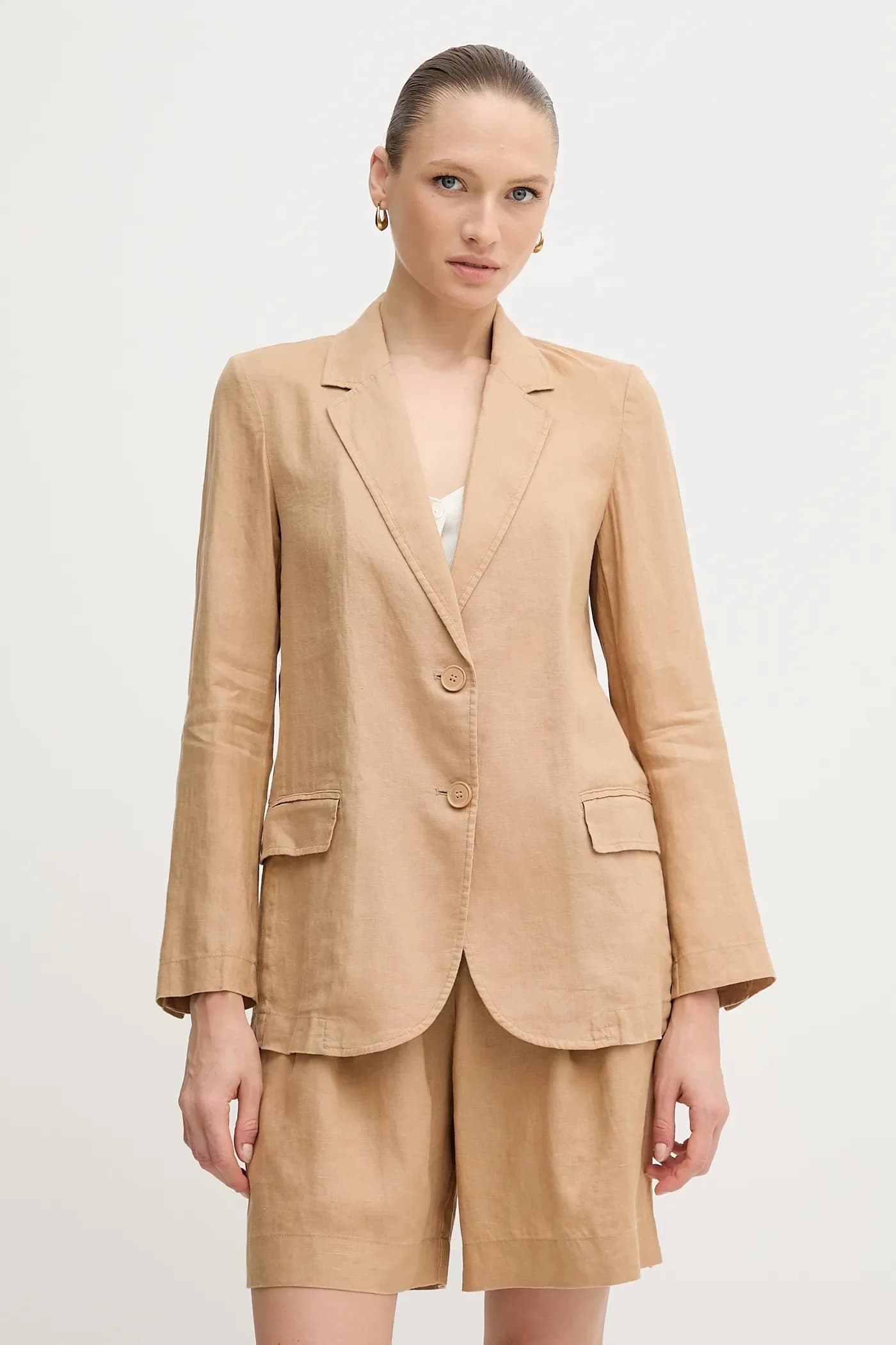 Льняная куртка